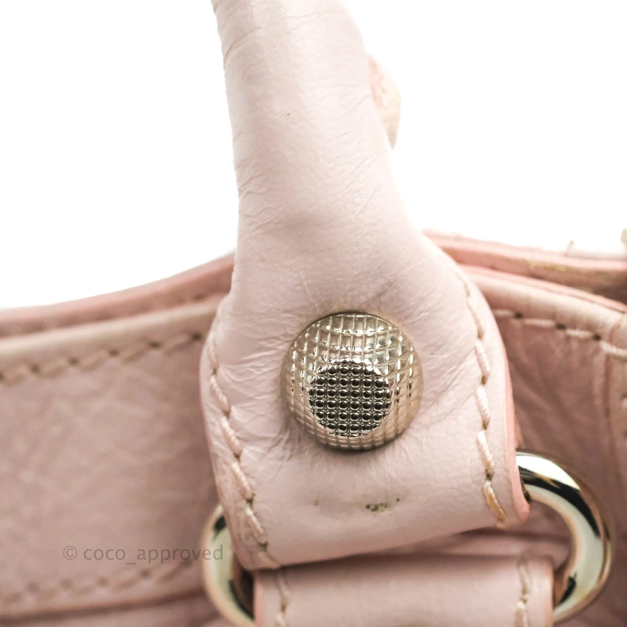 Balenciaga Velo Bag Pale Pink Silver Hardware