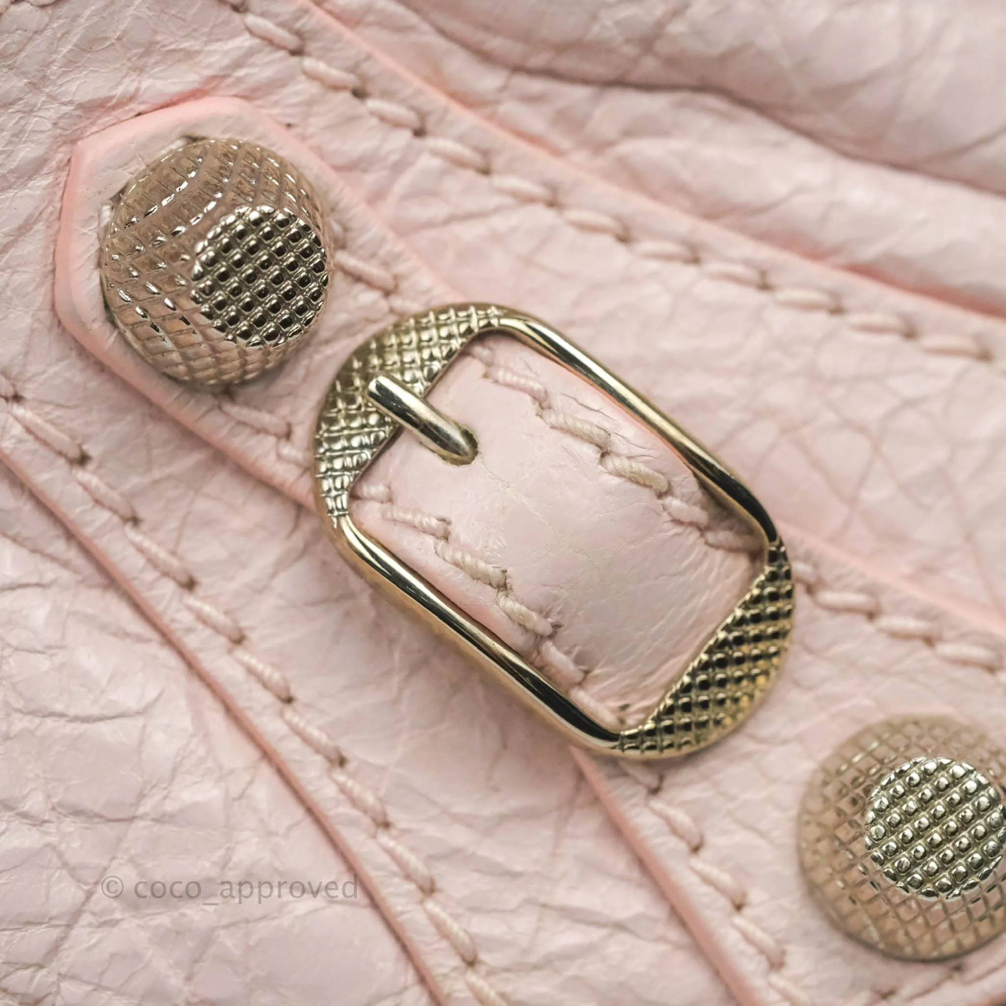 Balenciaga Velo Bag Pale Pink Silver Hardware