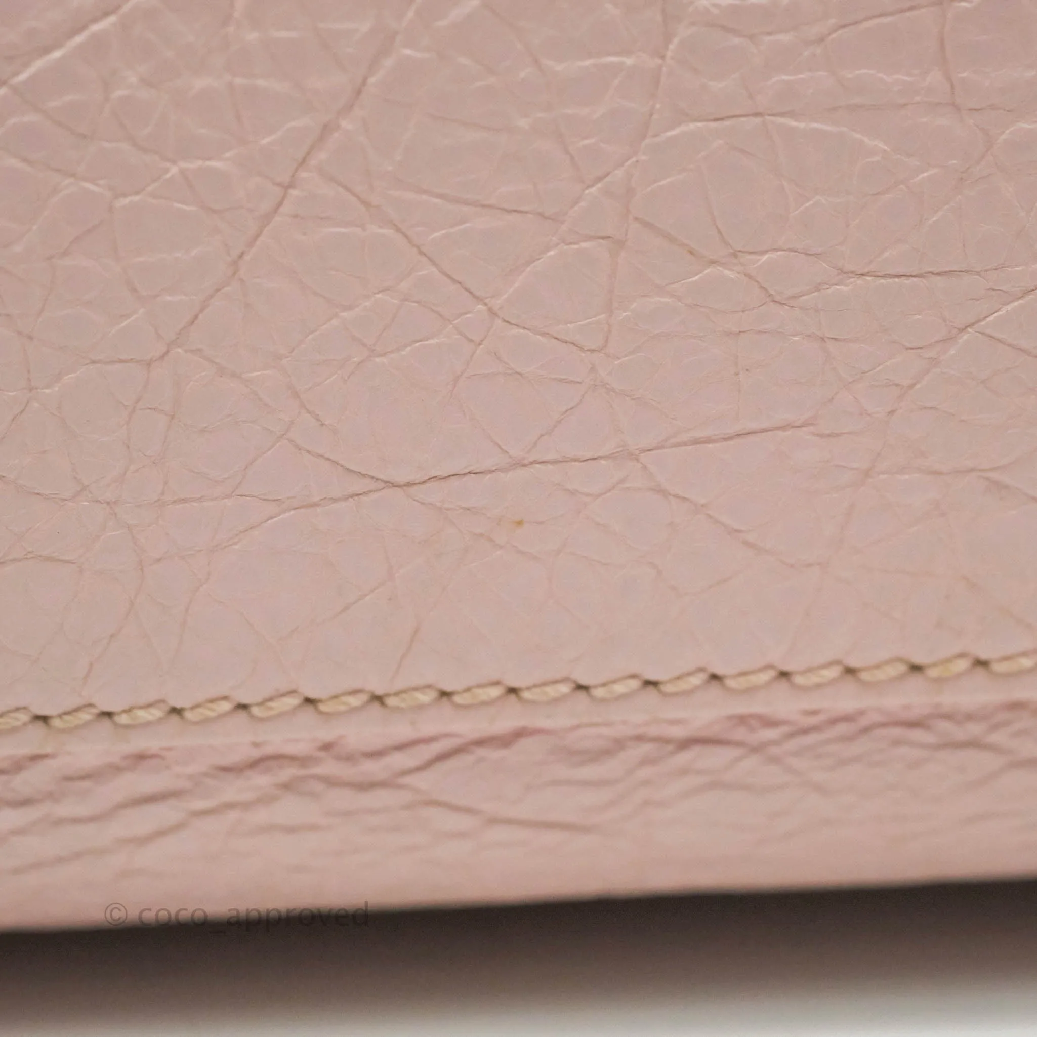 Balenciaga Velo Bag Pale Pink Silver Hardware