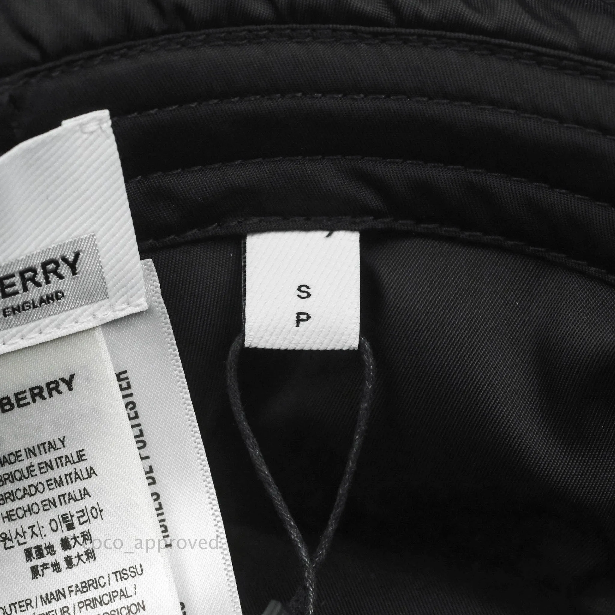 Burberry Bucket Hat Black