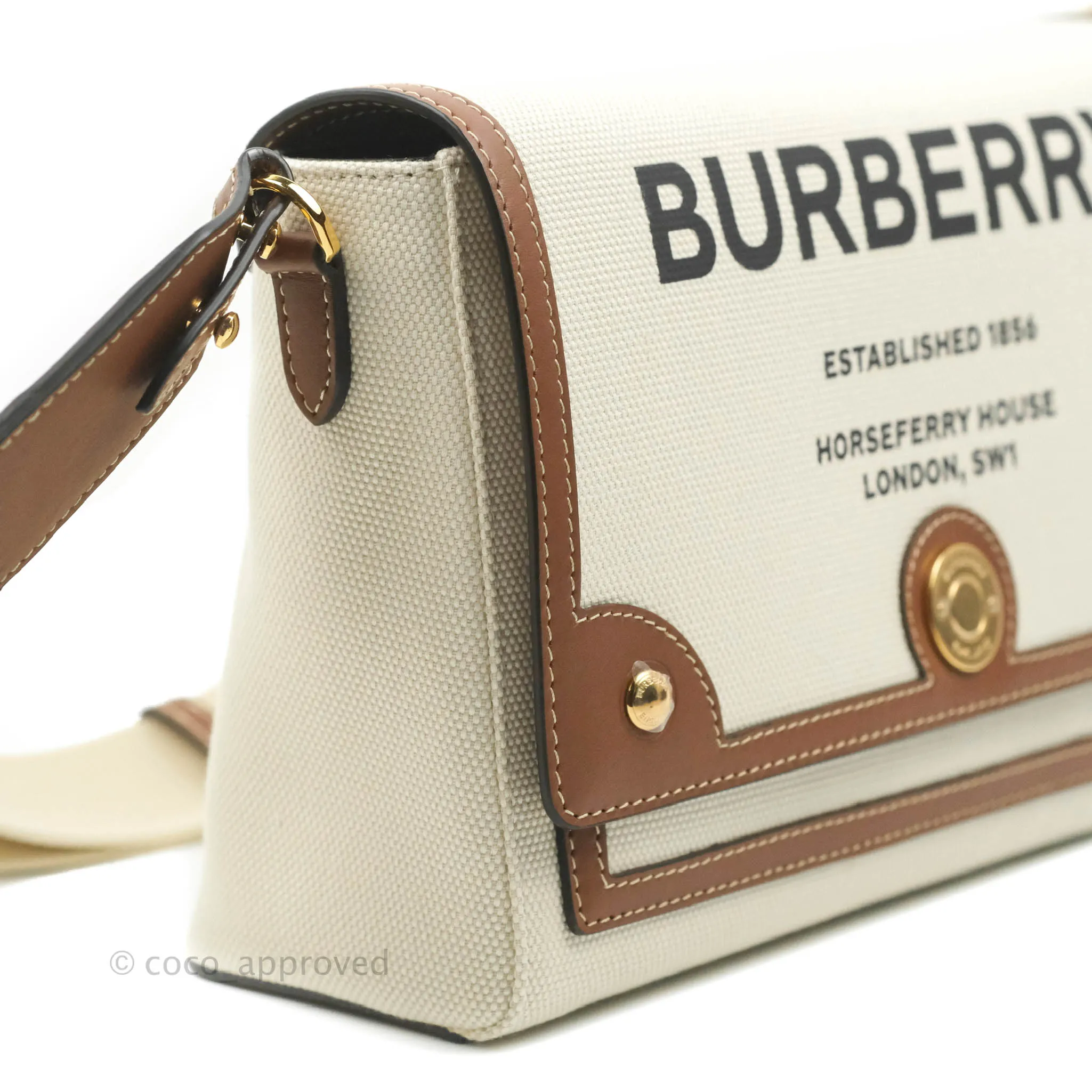 Burberry Hackberry Medium Canvas Bag