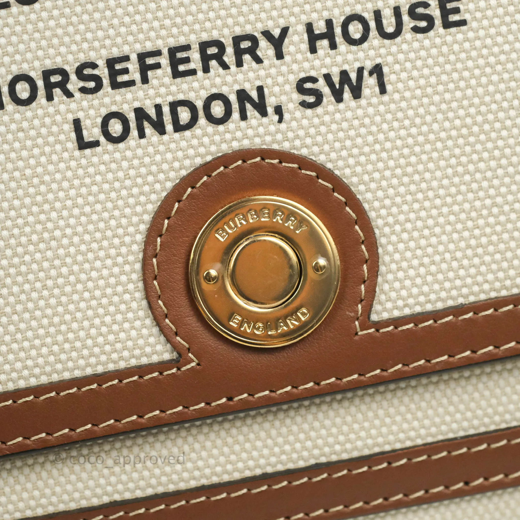 Burberry Hackberry Medium Canvas Bag