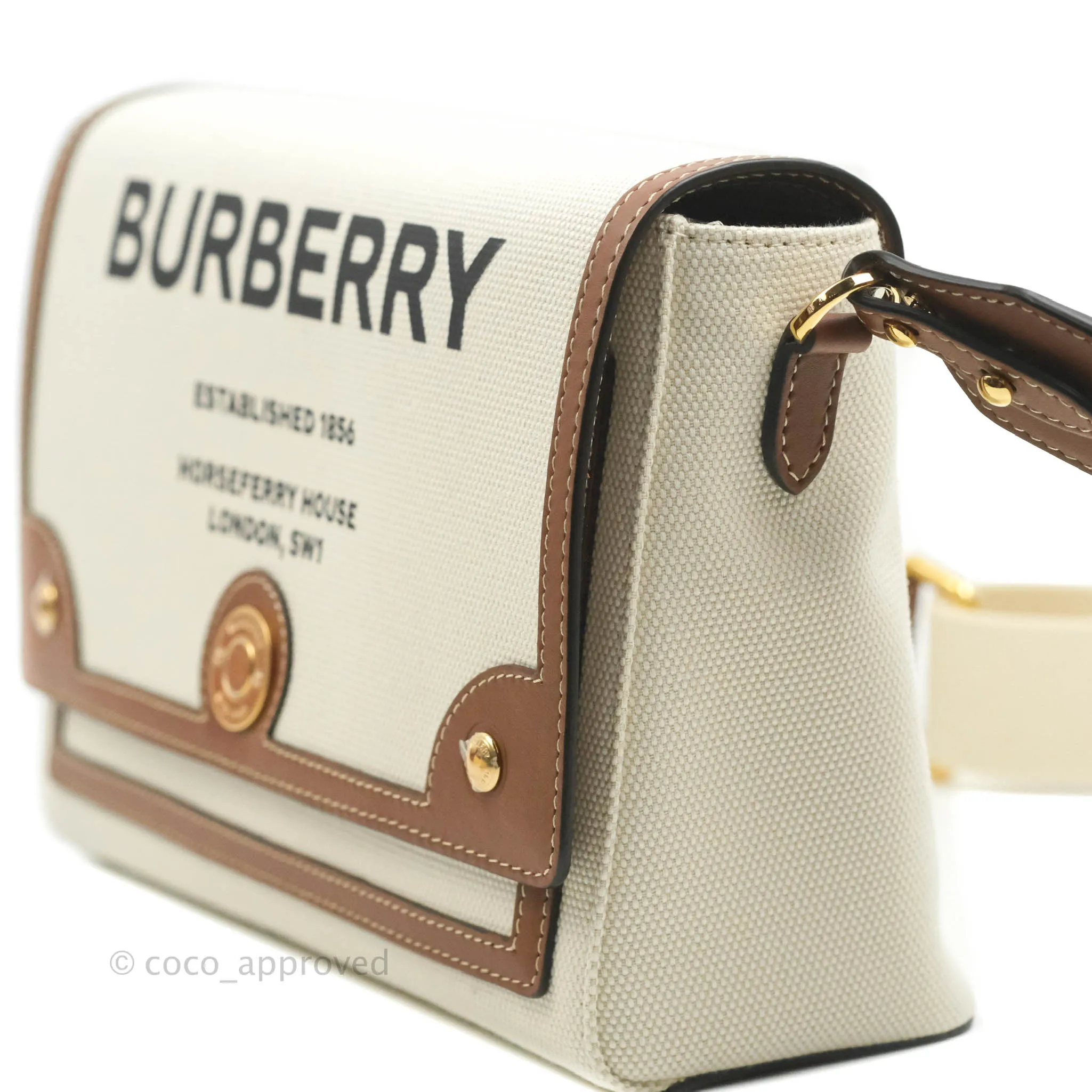 Burberry Hackberry Medium Canvas Bag
