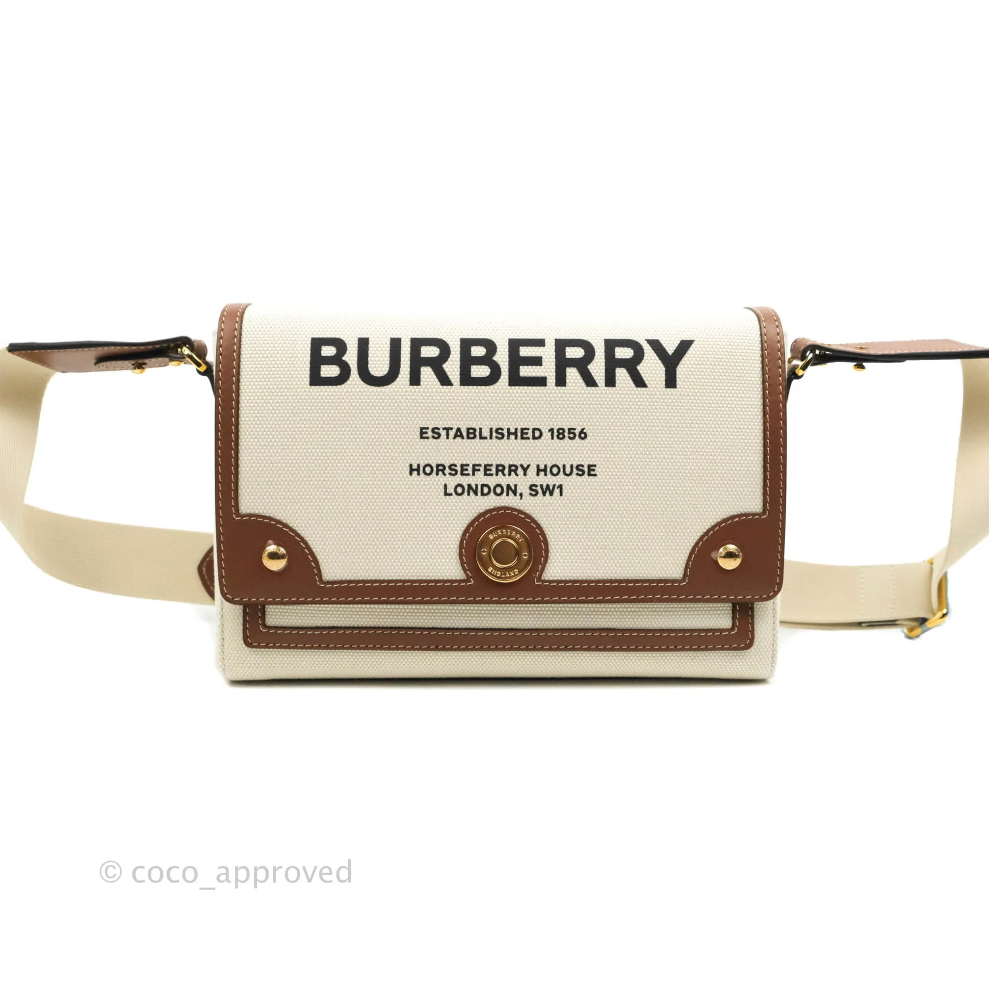 Burberry Hackberry Medium Canvas Bag