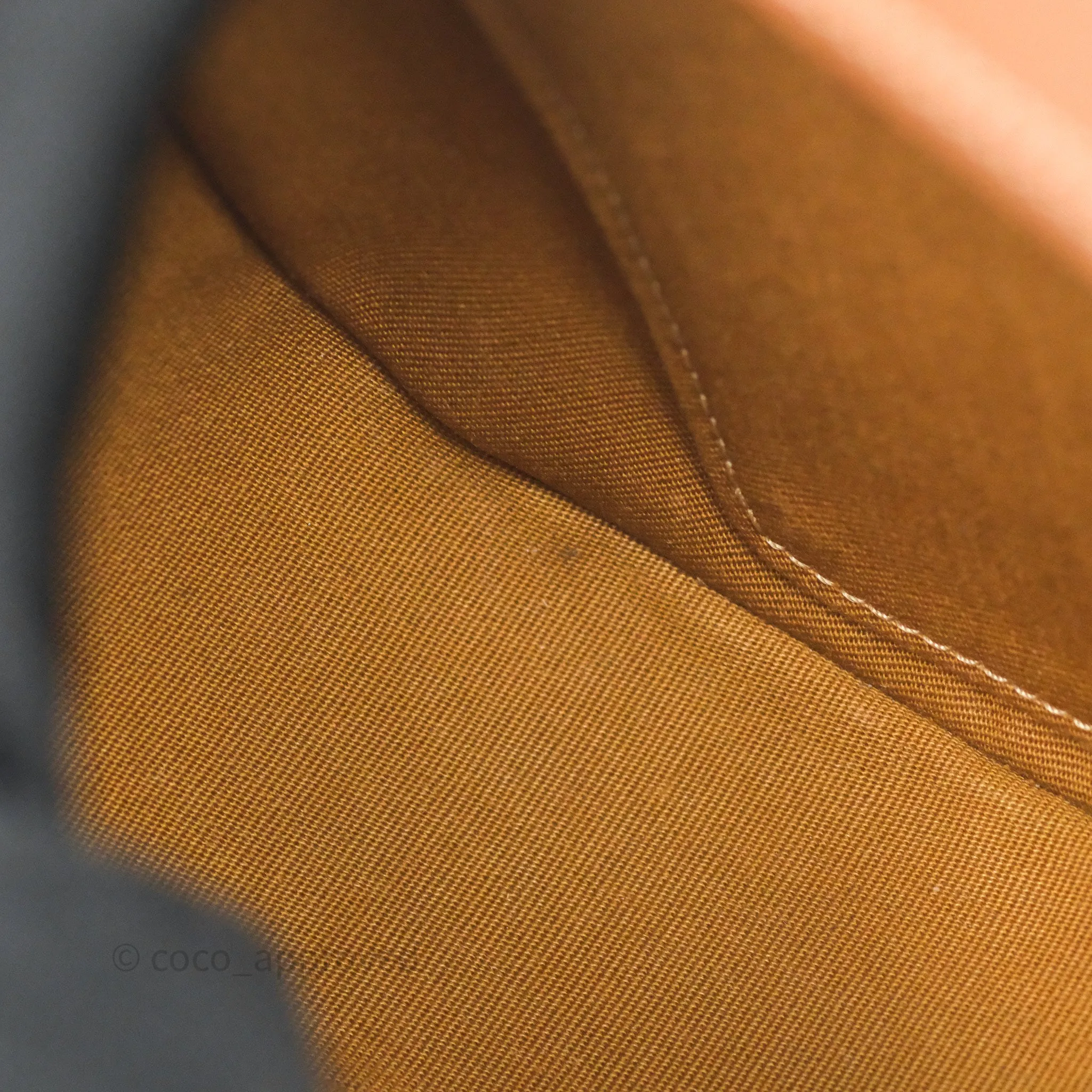 Celine Ava Bag In Triomphe Canvas Calfskin Tan