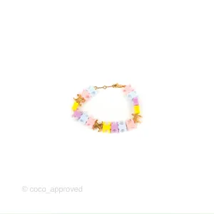 Celine Baby Bracelet in Brass with Gold Finish and Plexiglass