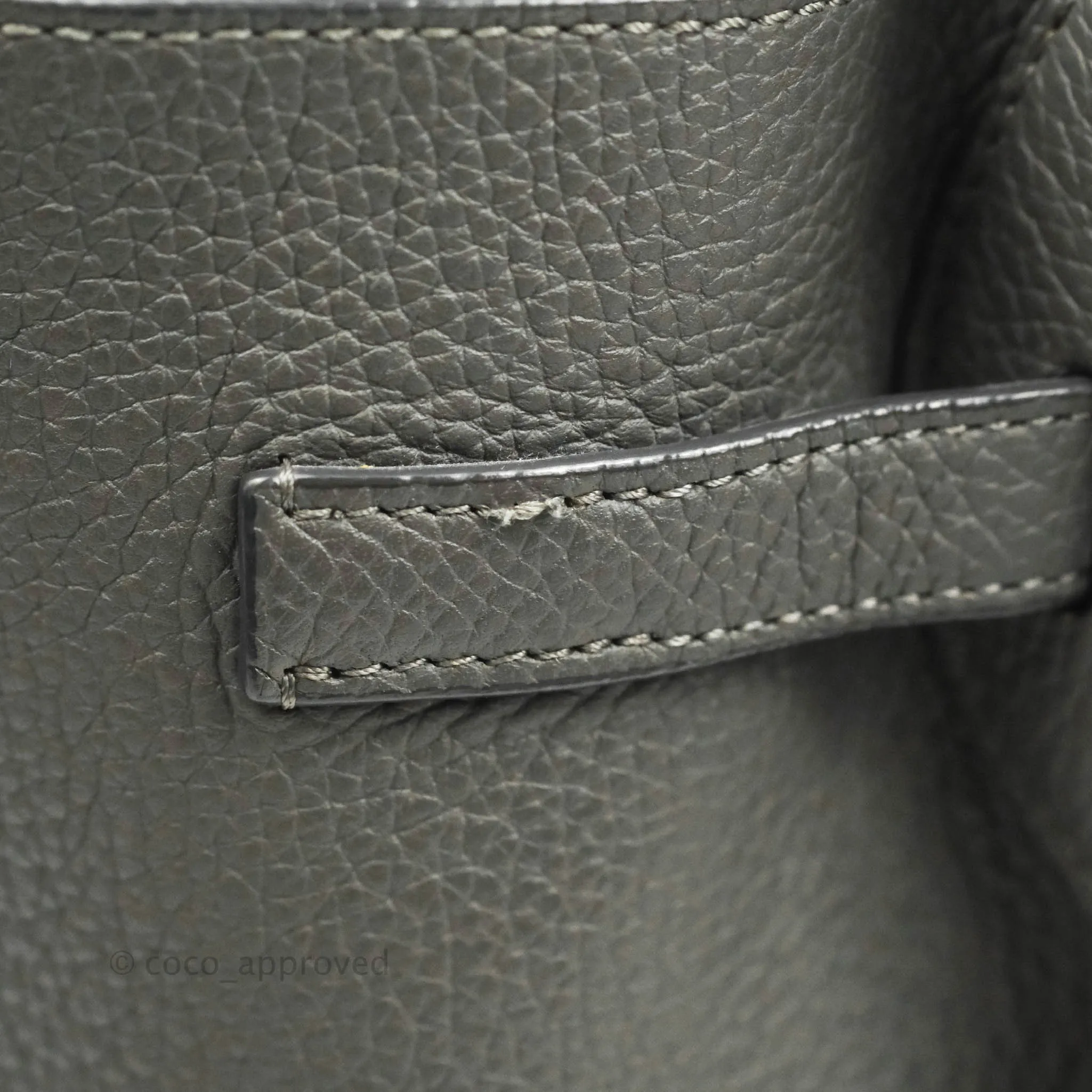 Celine Big Bag Nano Bucket Grey Grained Calfskin