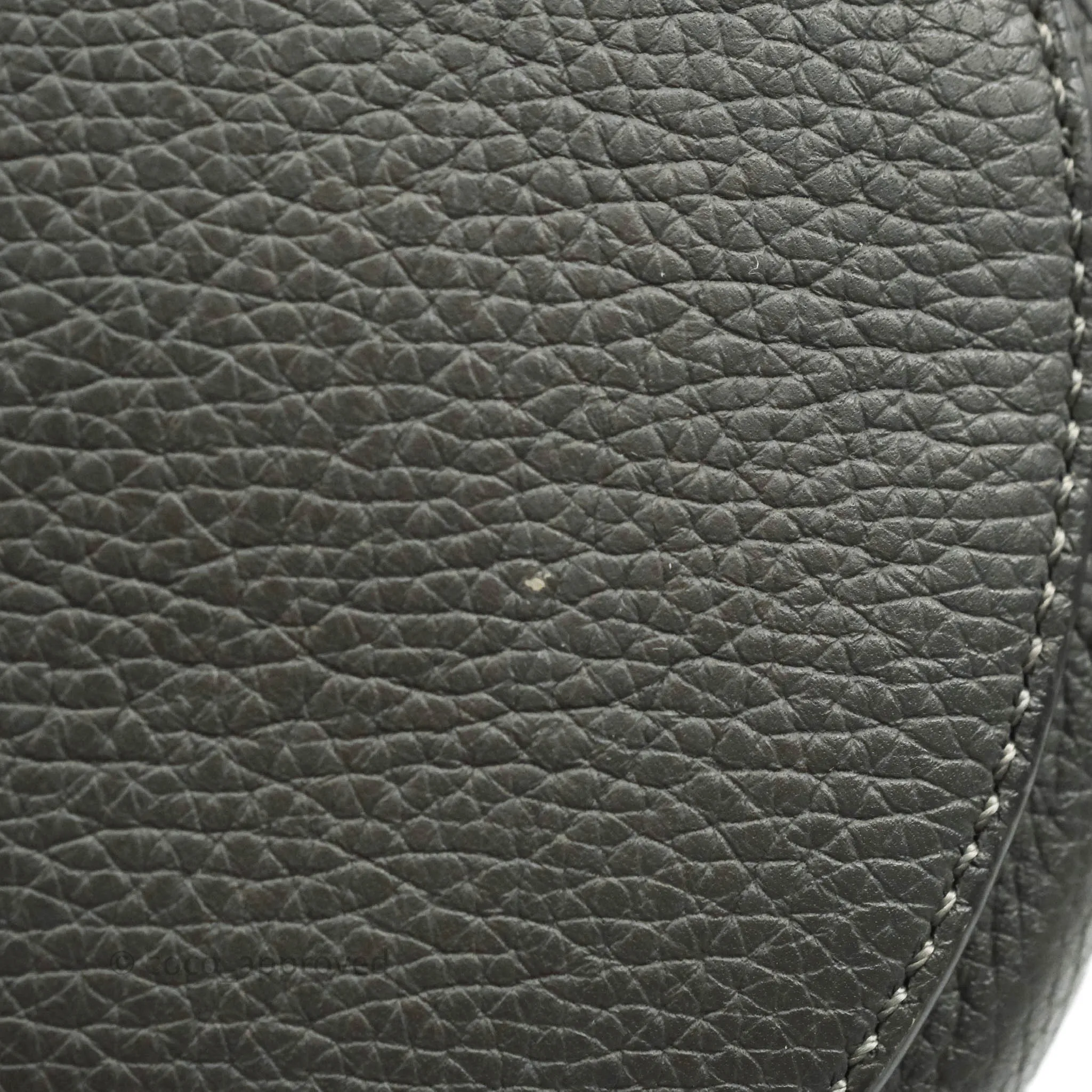 Celine Big Bag Nano Bucket Grey Grained Calfskin