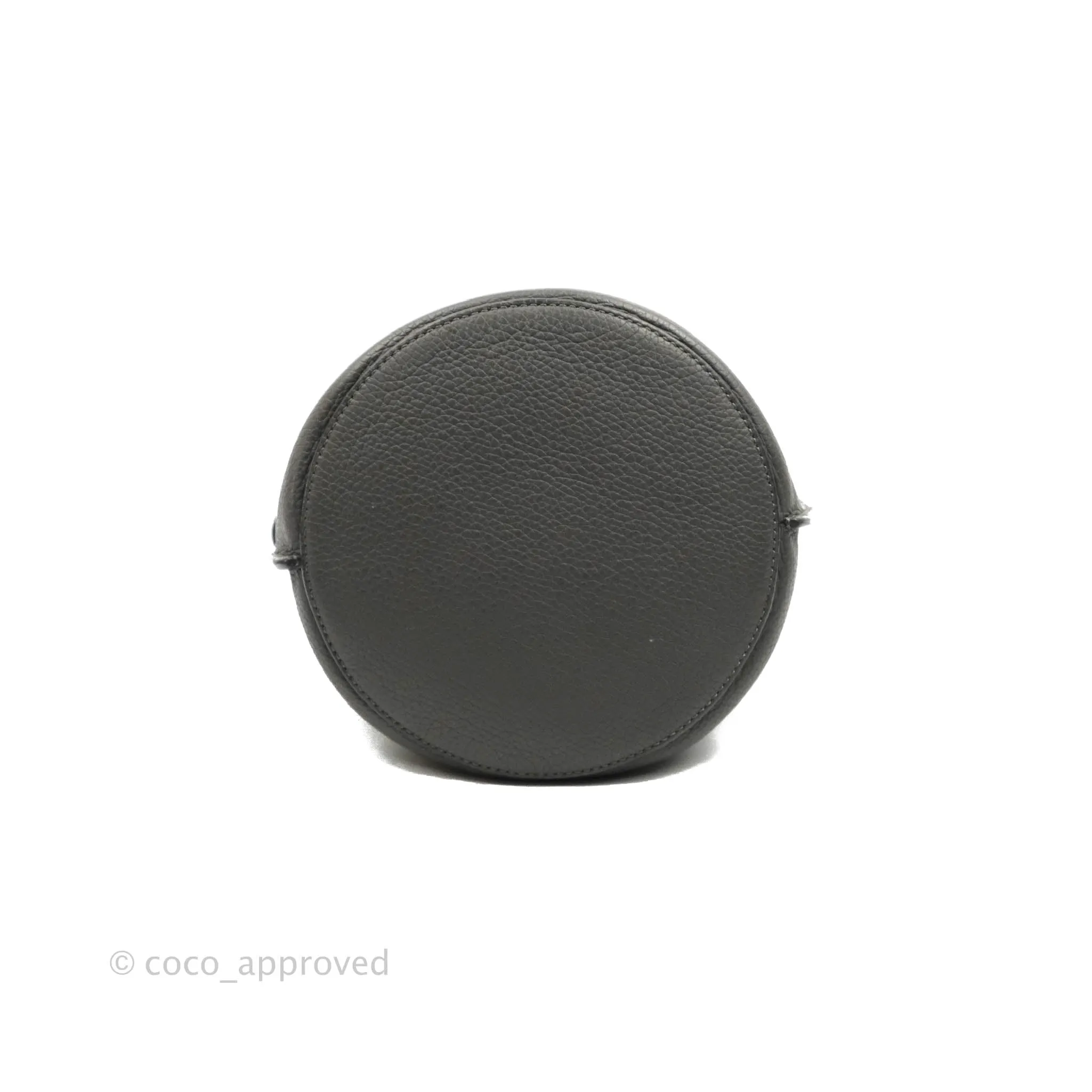Celine Big Bag Nano Bucket Grey Grained Calfskin