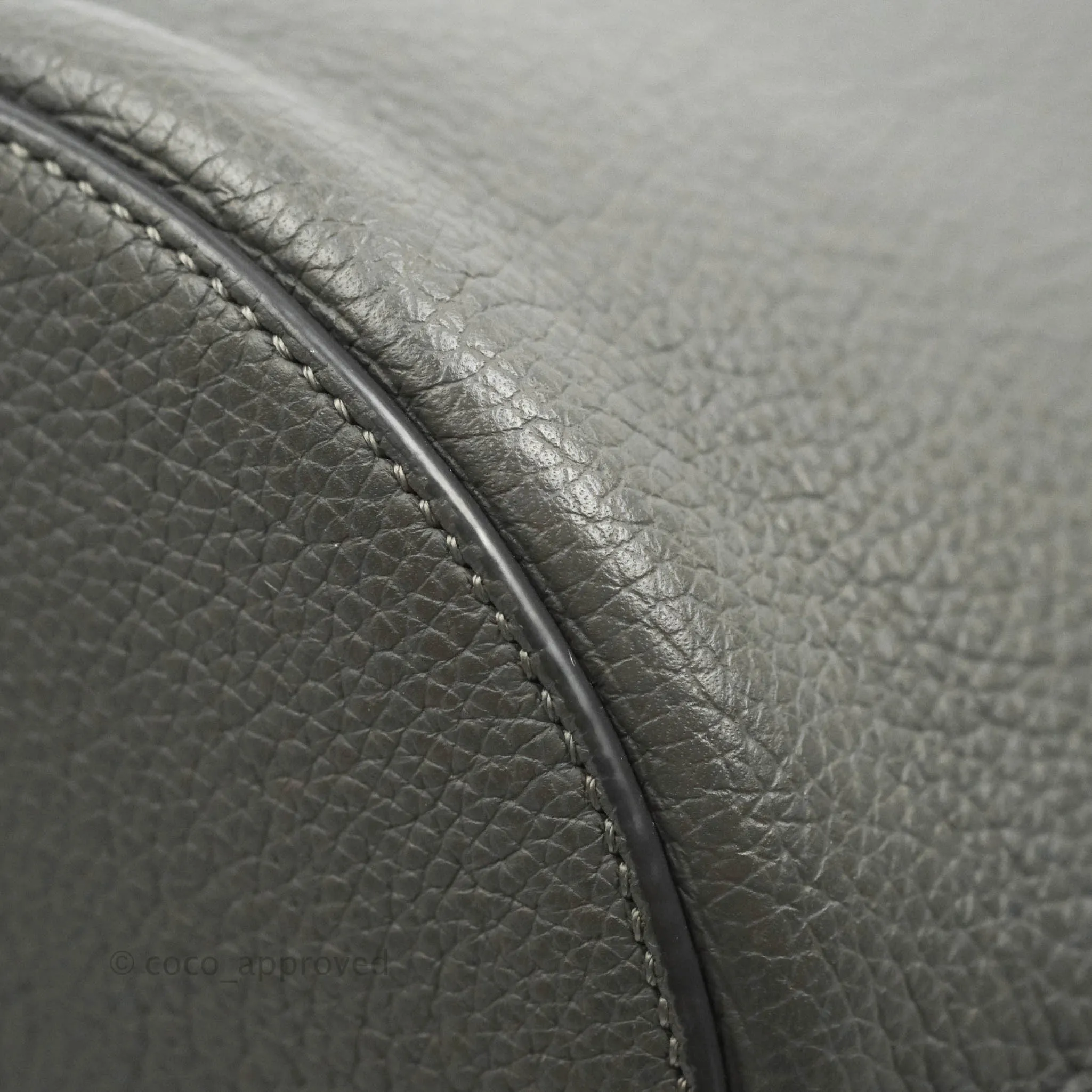 Celine Big Bag Nano Bucket Grey Grained Calfskin