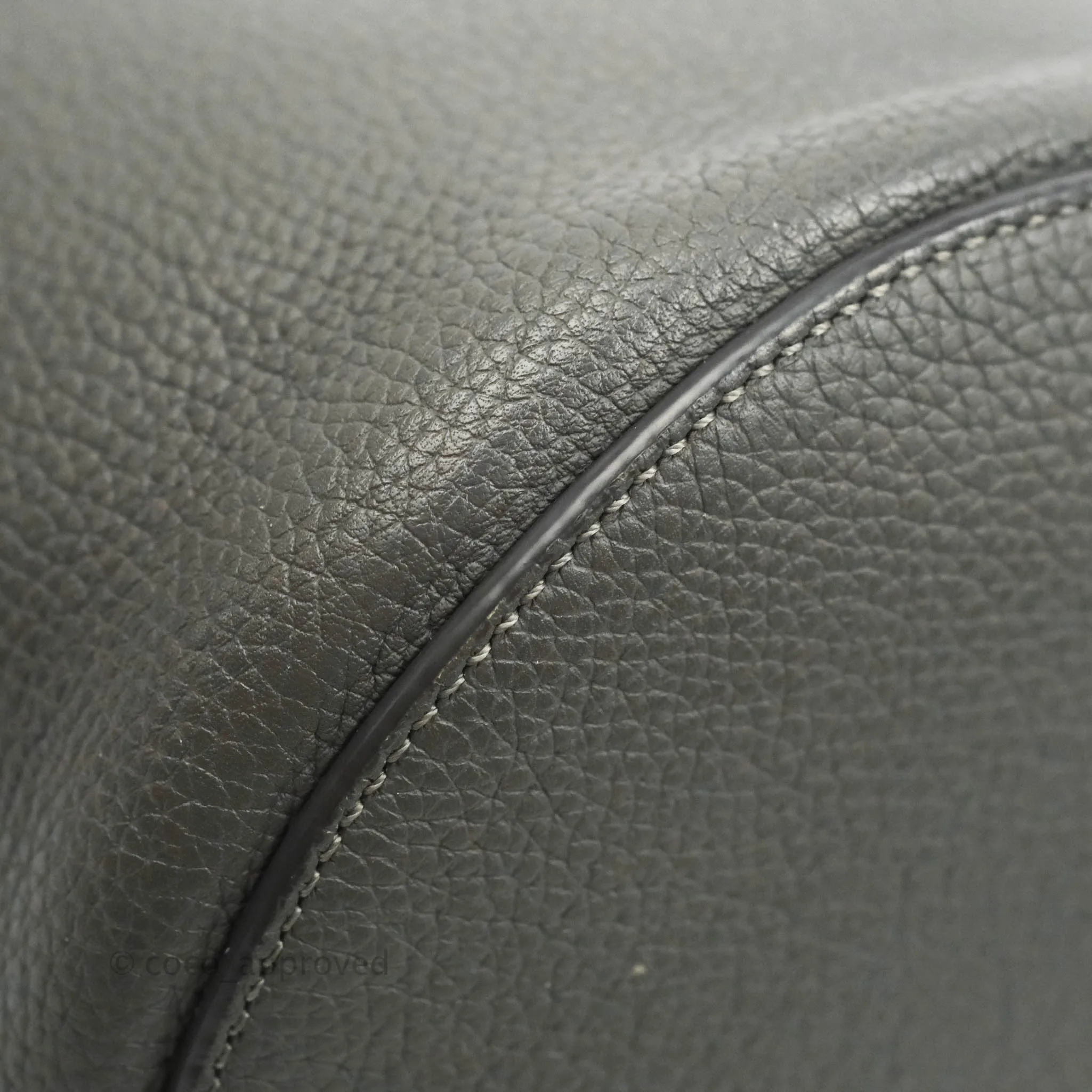 Celine Big Bag Nano Bucket Grey Grained Calfskin