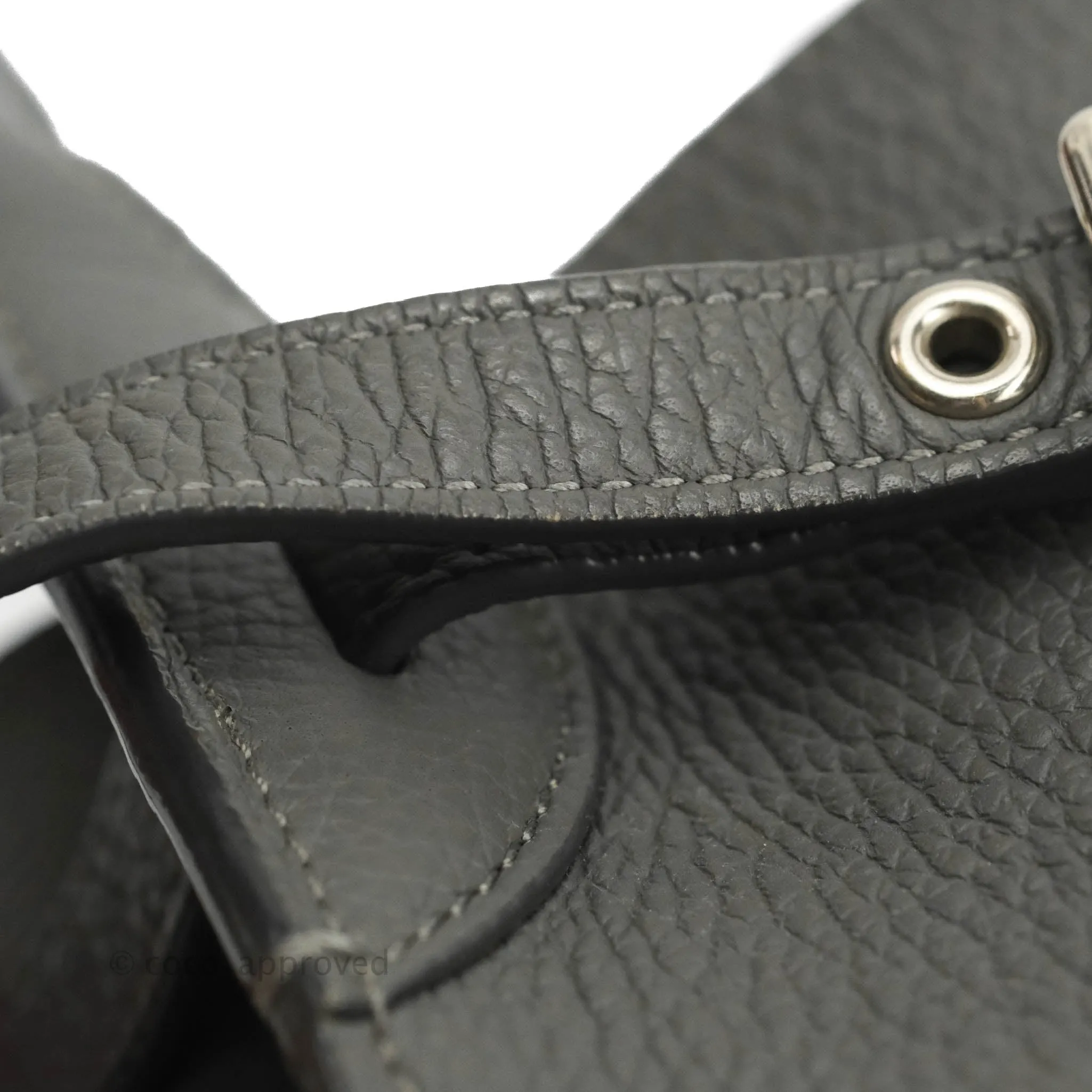 Celine Big Bag Nano Bucket Grey Grained Calfskin