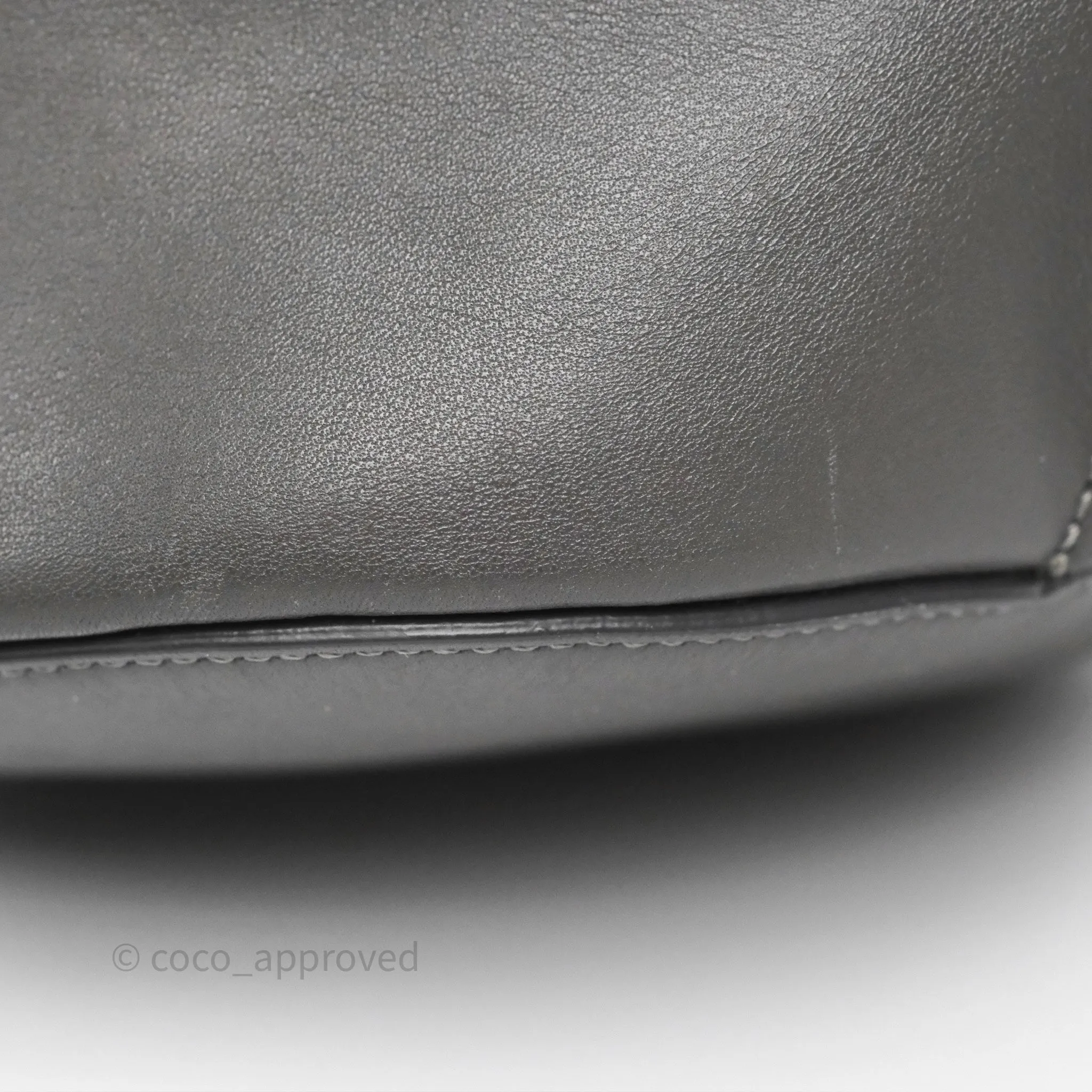 Celine Big Bag Nano Bucket Grey Smooth Calfskin