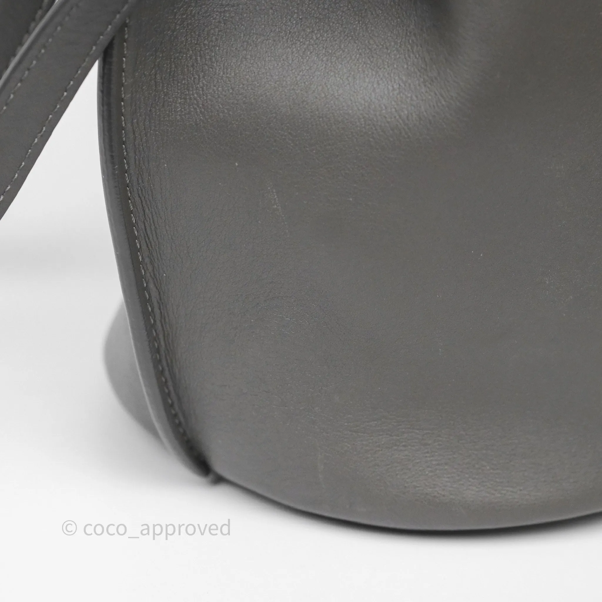 Celine Big Bag Nano Bucket Grey Smooth Calfskin