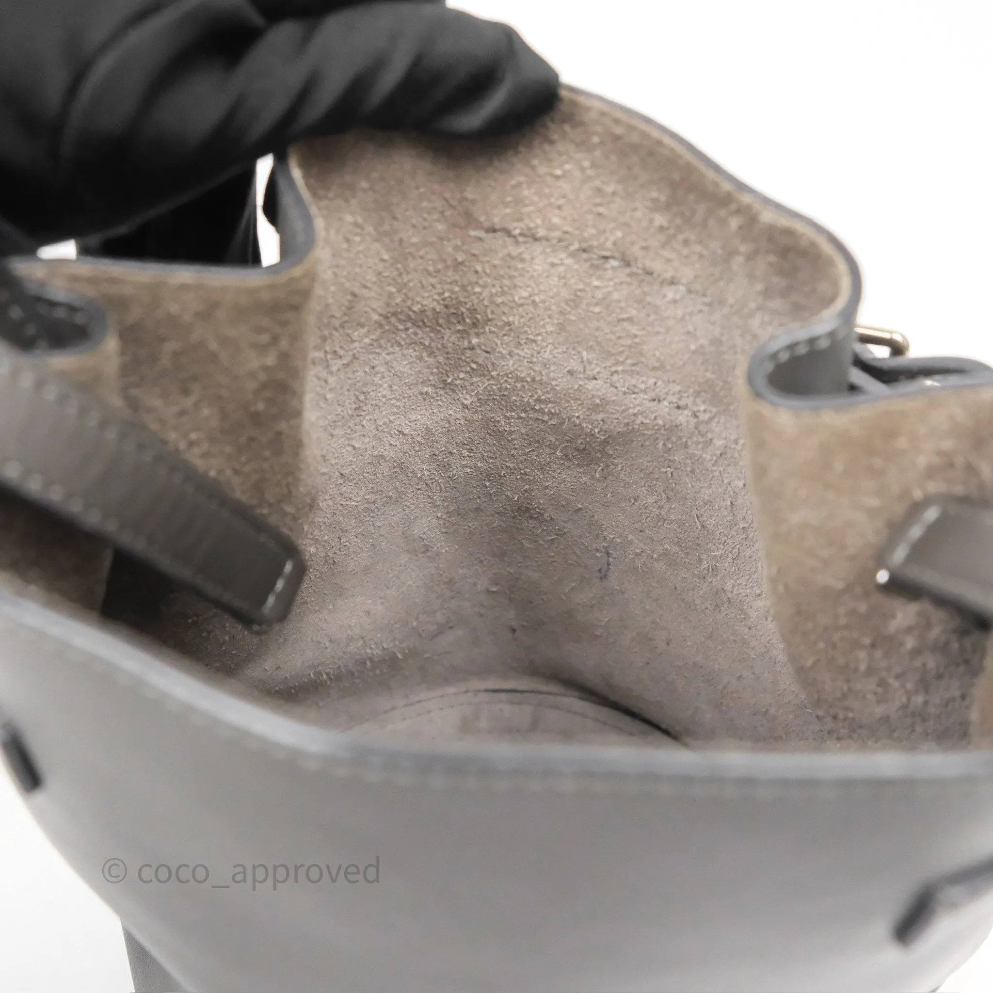 Celine Big Bag Nano Bucket Grey Smooth Calfskin
