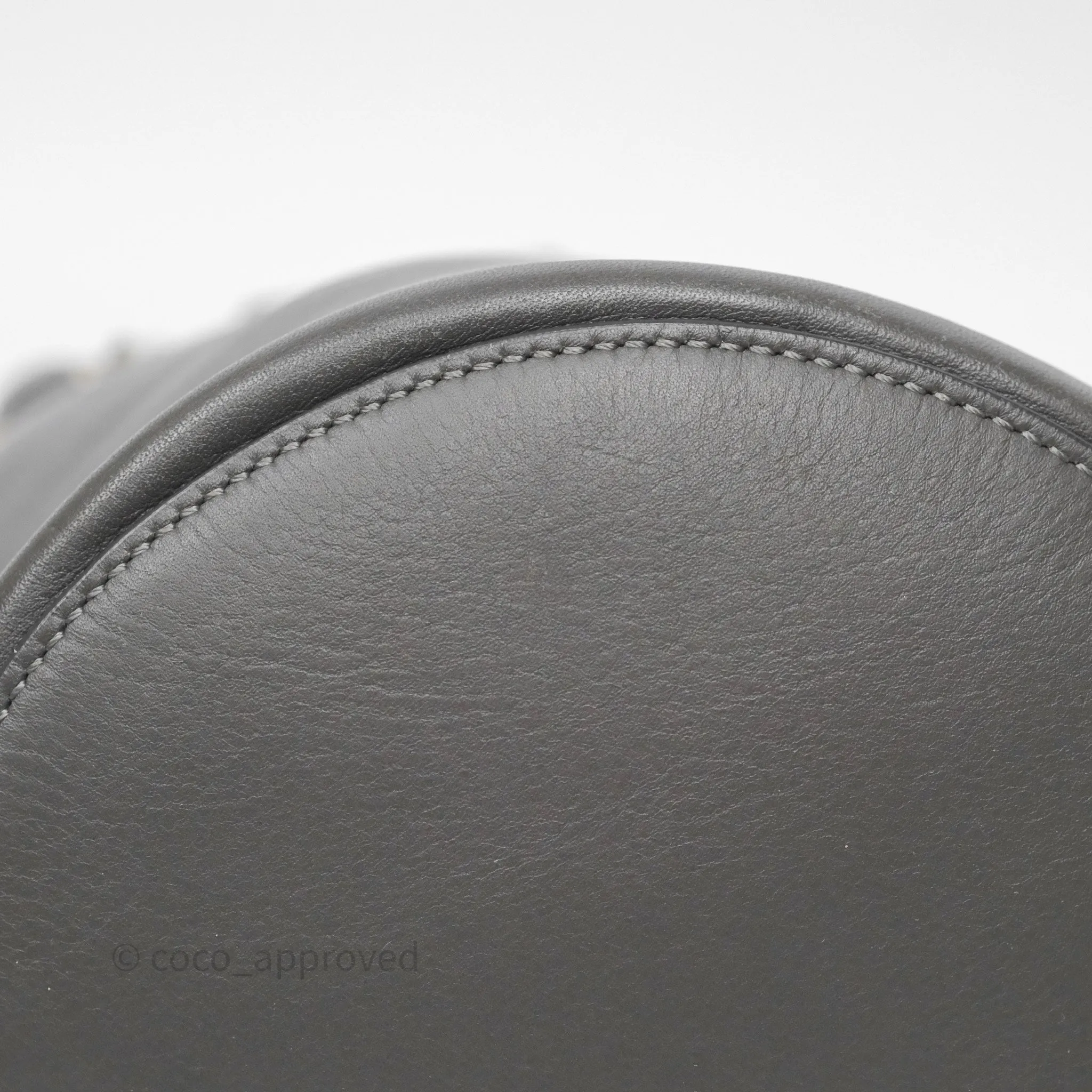 Celine Big Bag Nano Bucket Grey Smooth Calfskin