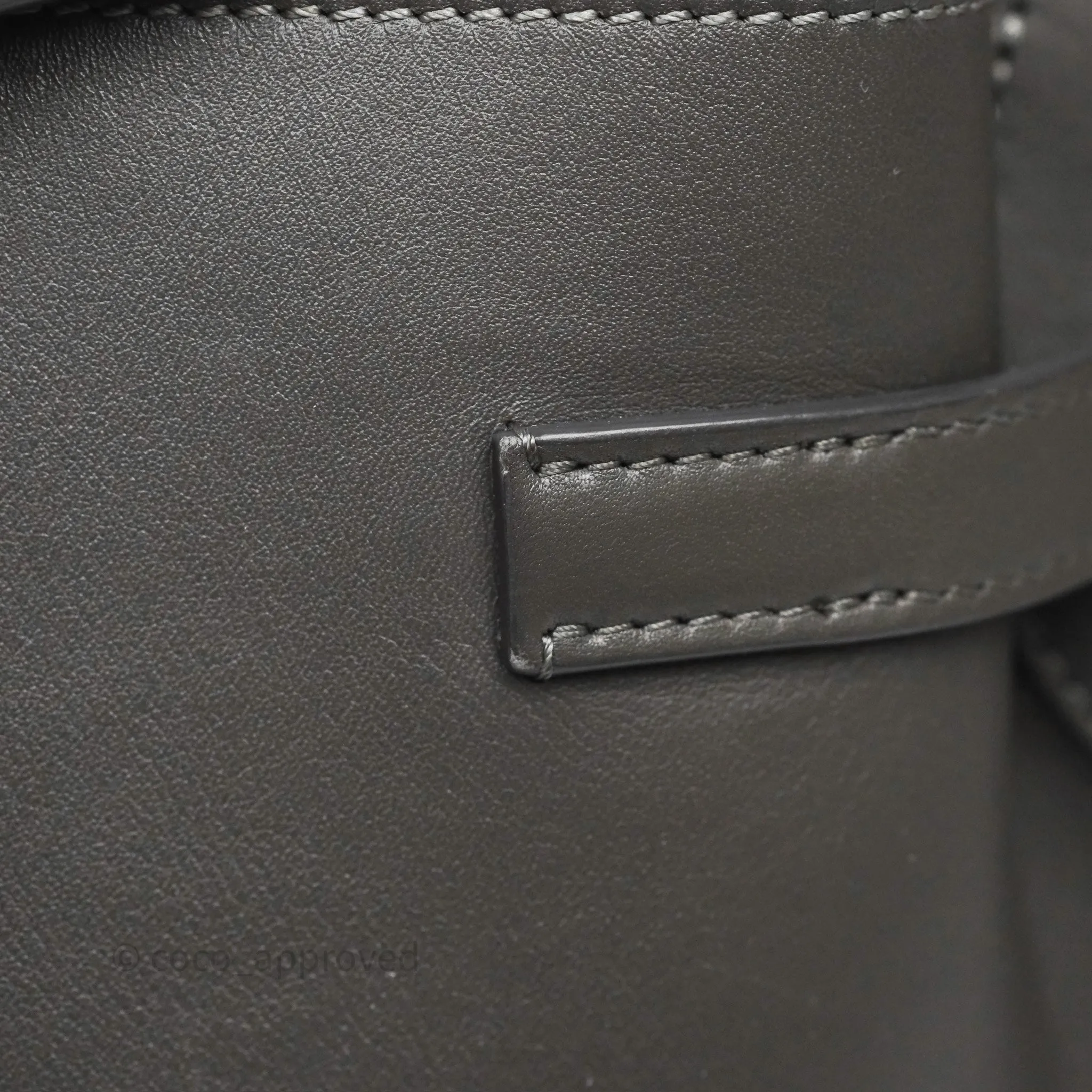 Celine Big Bag Nano Bucket Grey Smooth Calfskin