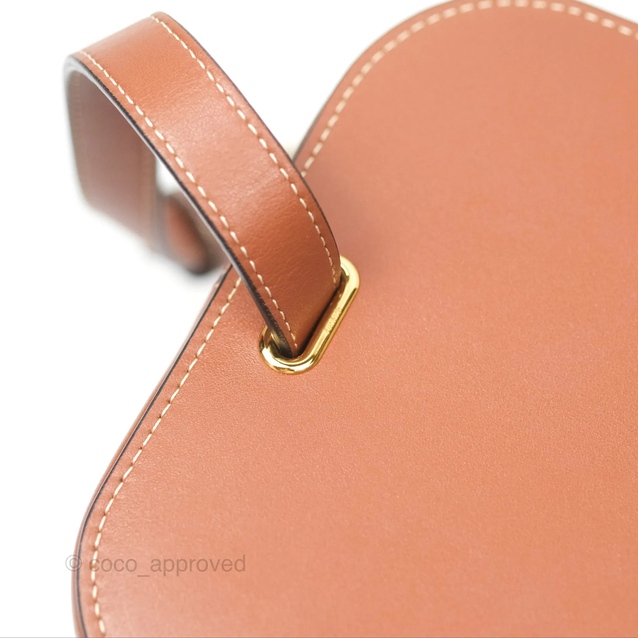 Celine Box Cuir Bag Tan Smooth Calfskin