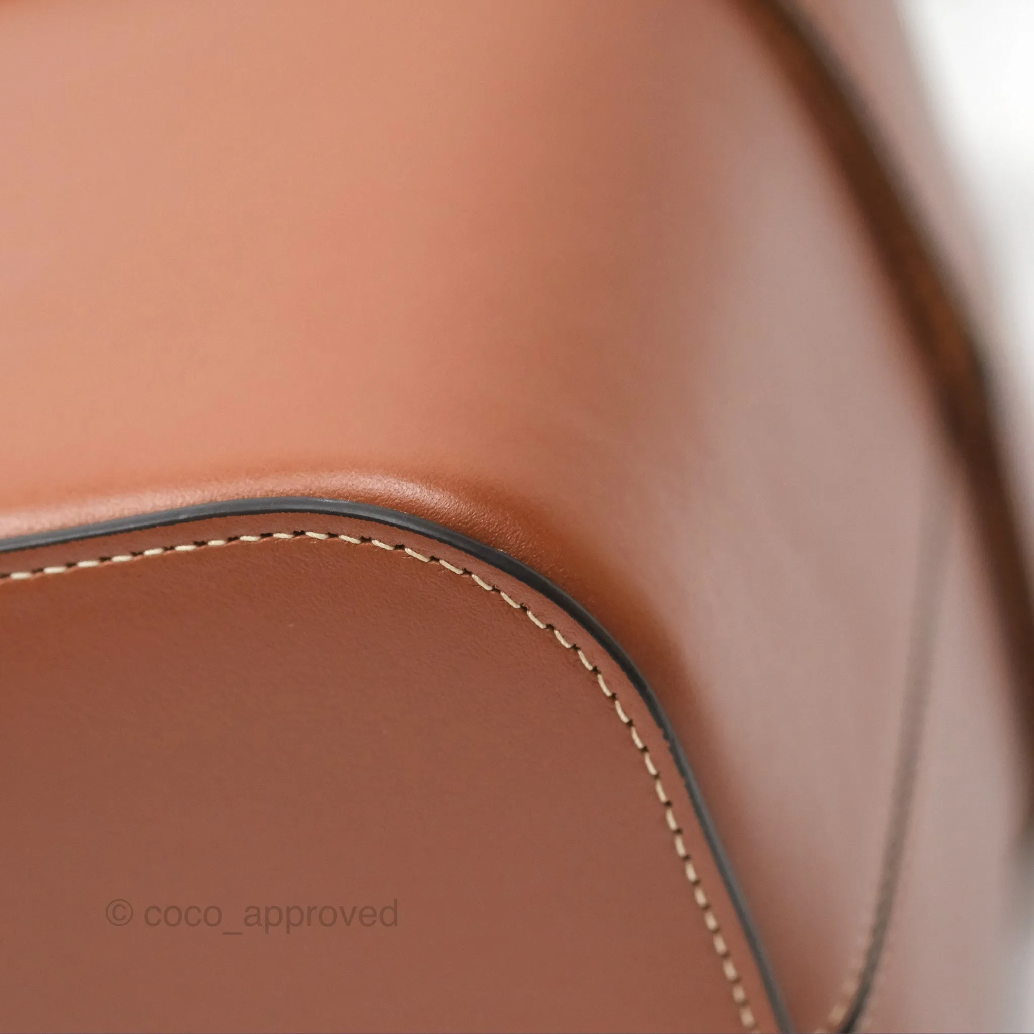 Celine Box Cuir Bag Tan Smooth Calfskin