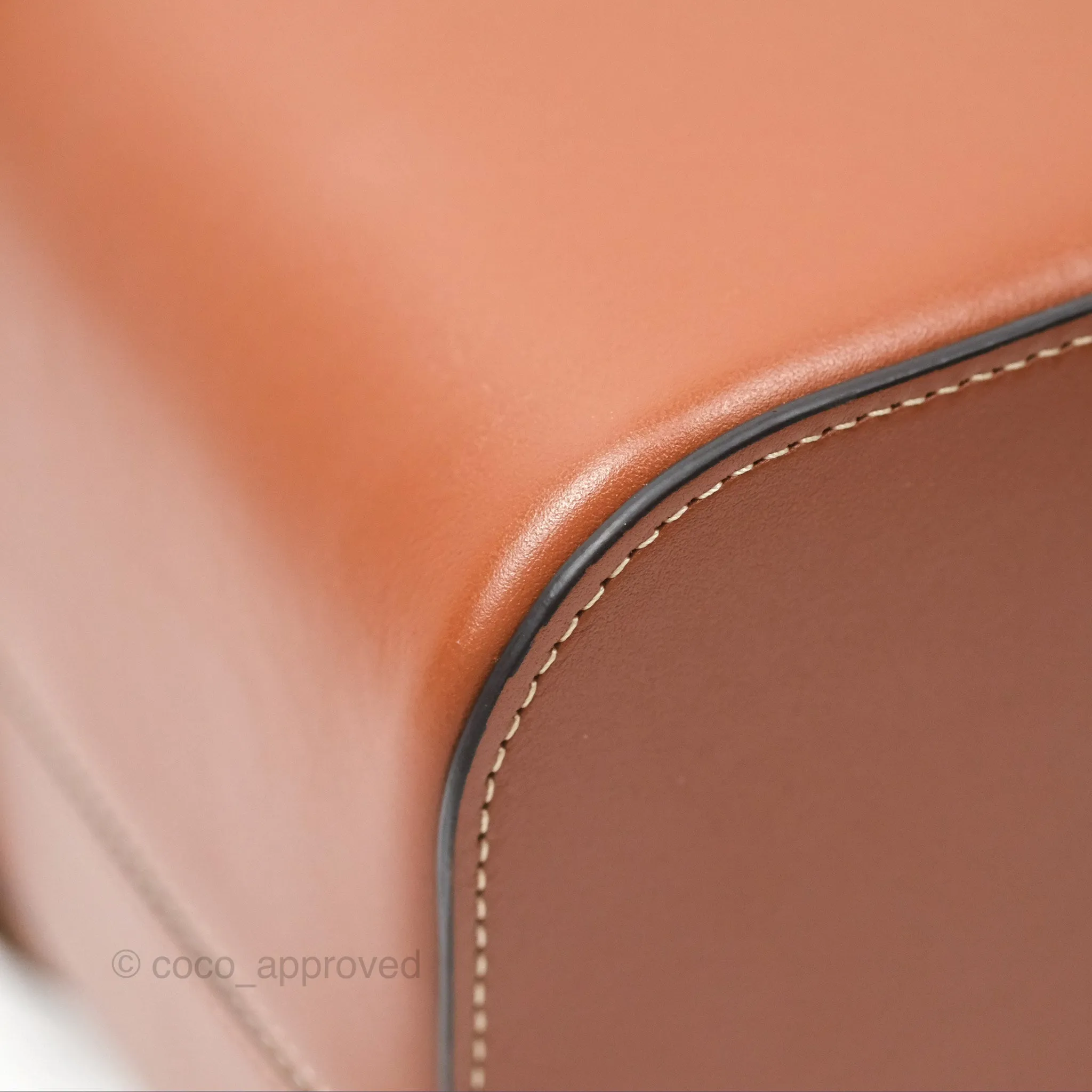 Celine Box Cuir Bag Tan Smooth Calfskin