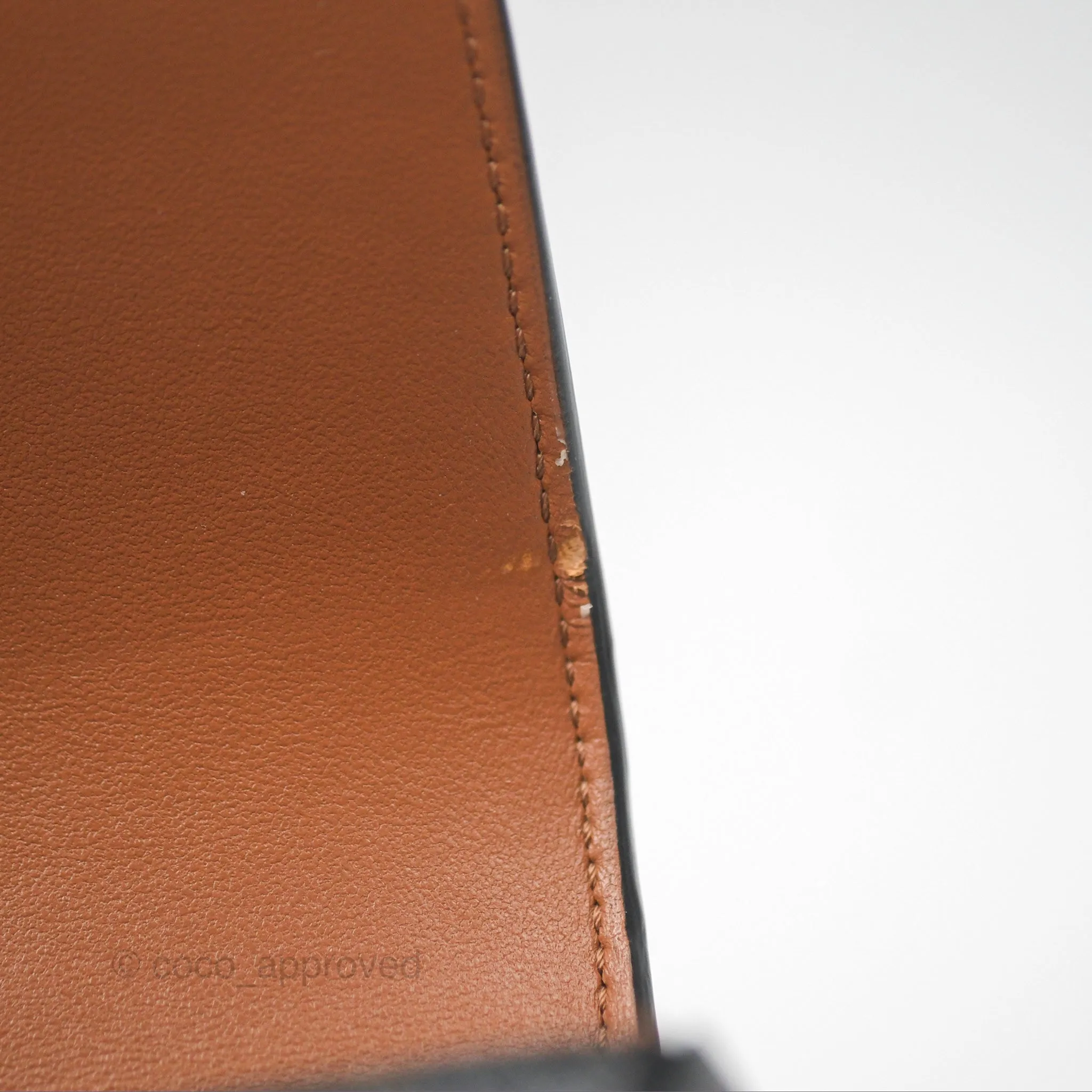 Celine Chain Shoulder Bag Claude in Triomphe Canvas Tan