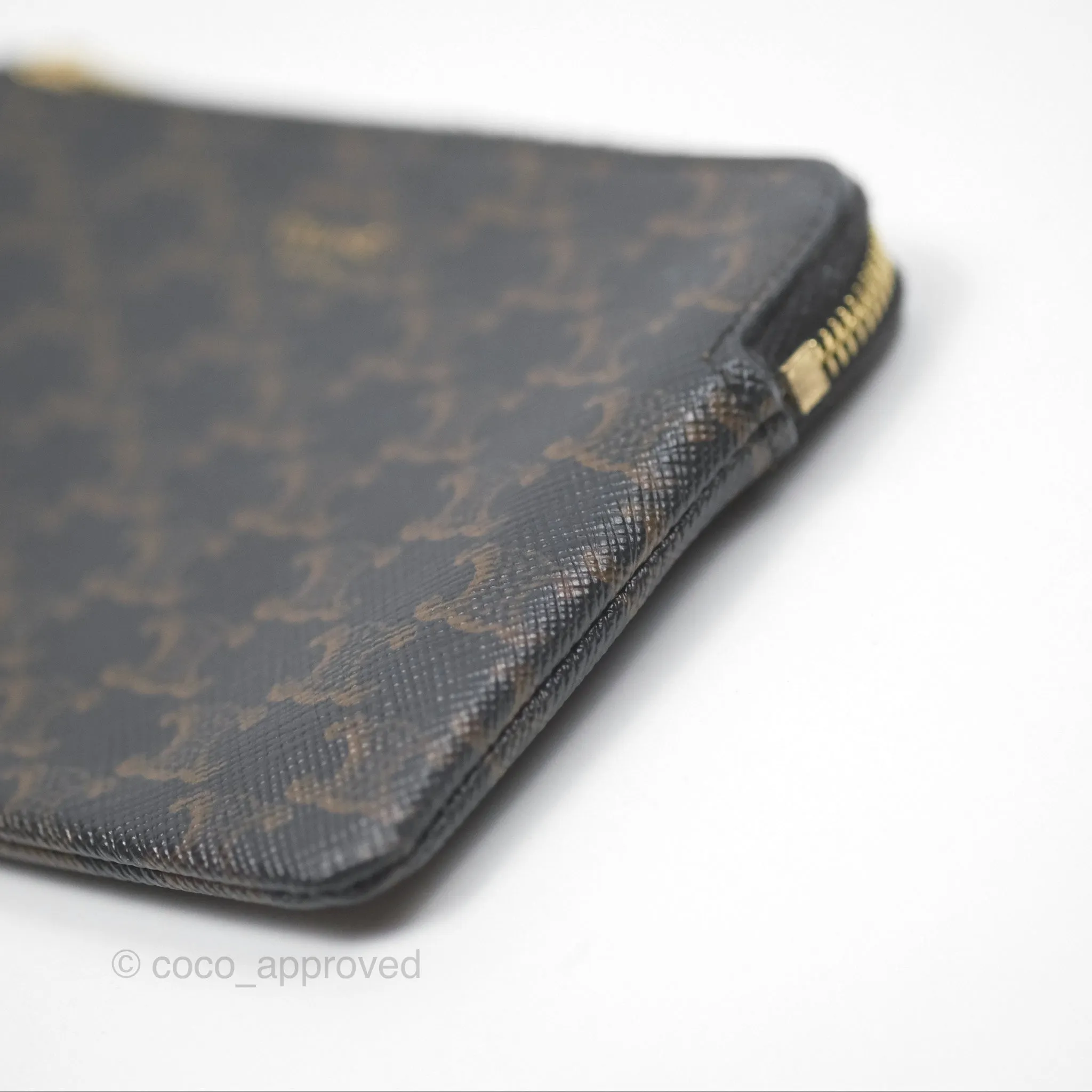 Celine Coin & Card Pouch Triomphe Canvas
