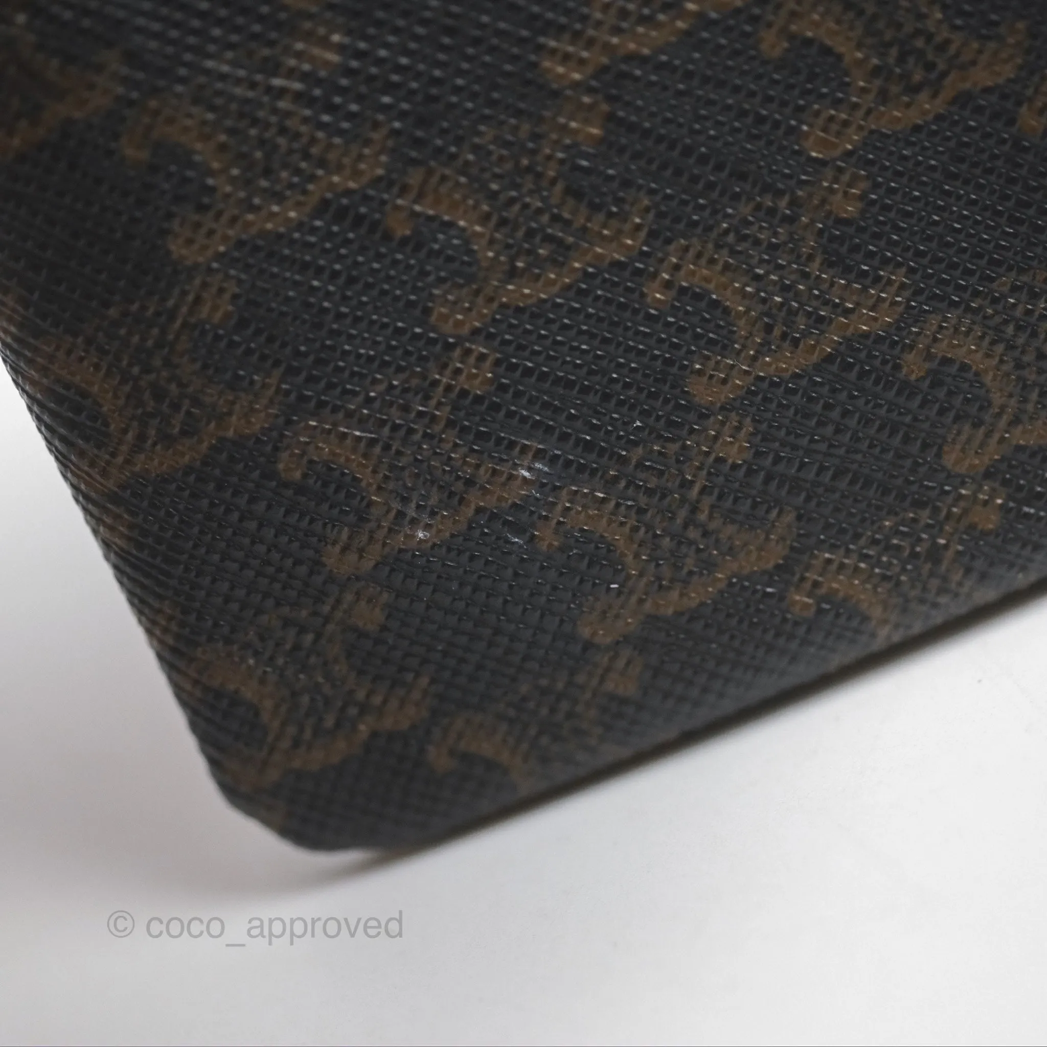 Celine Coin & Card Pouch Triomphe Canvas