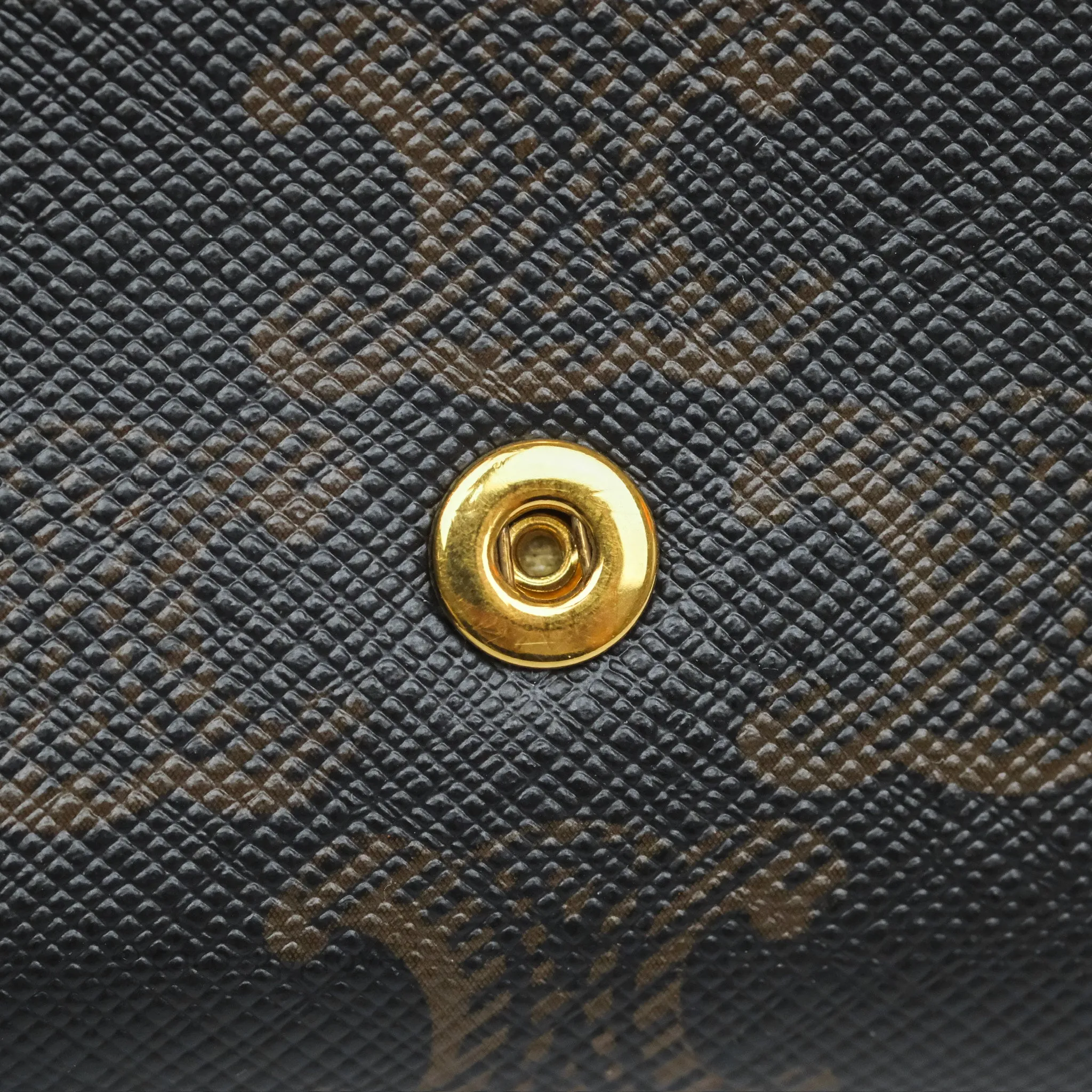 Celine Compact Wallet with Coin Triomphe Canvas Tan