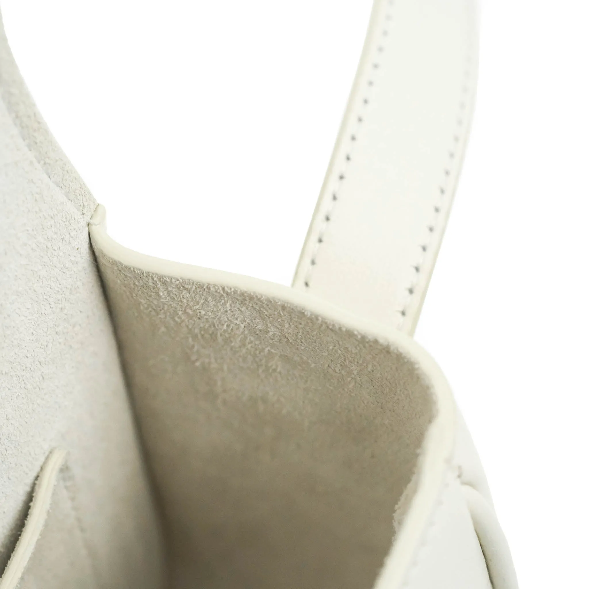 Celine Folco Cuir Triomphe White Smooth Calfskin