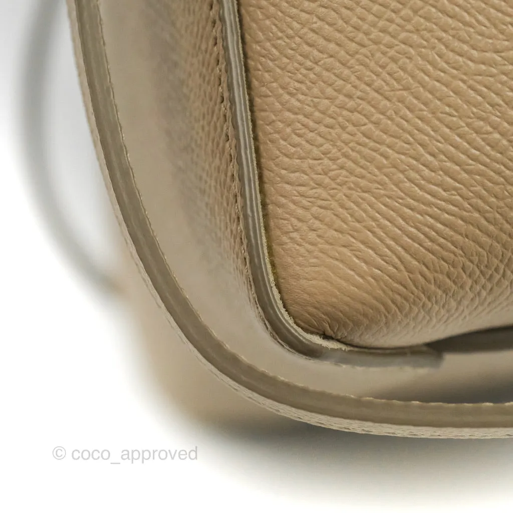Celine Grained Calfskin Nano Belt Bag Light Taupe Gold Hardware