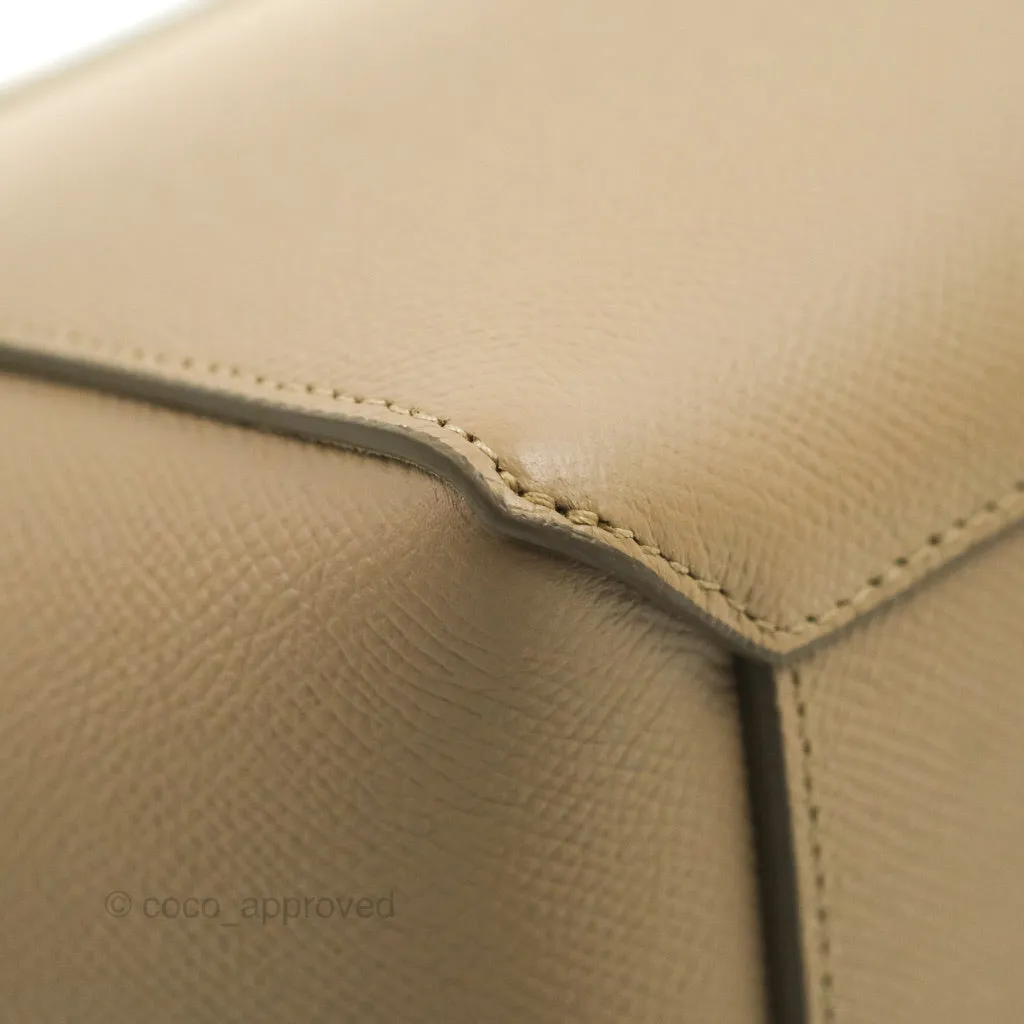 Celine Grained Calfskin Nano Belt Bag Light Taupe Gold Hardware