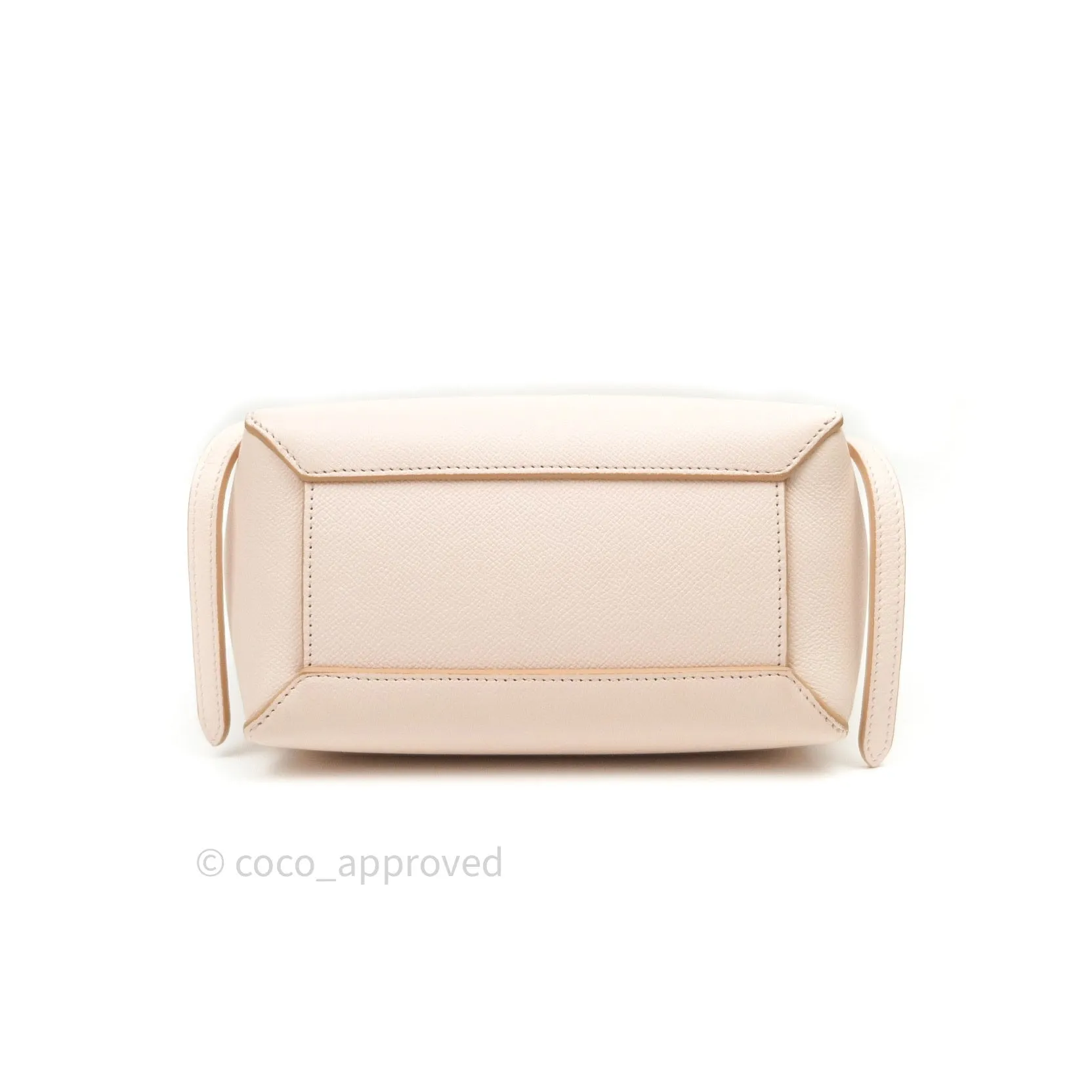 Celine Grained Calfskin Nano Belt Bag Pale Pink Gold Hardware