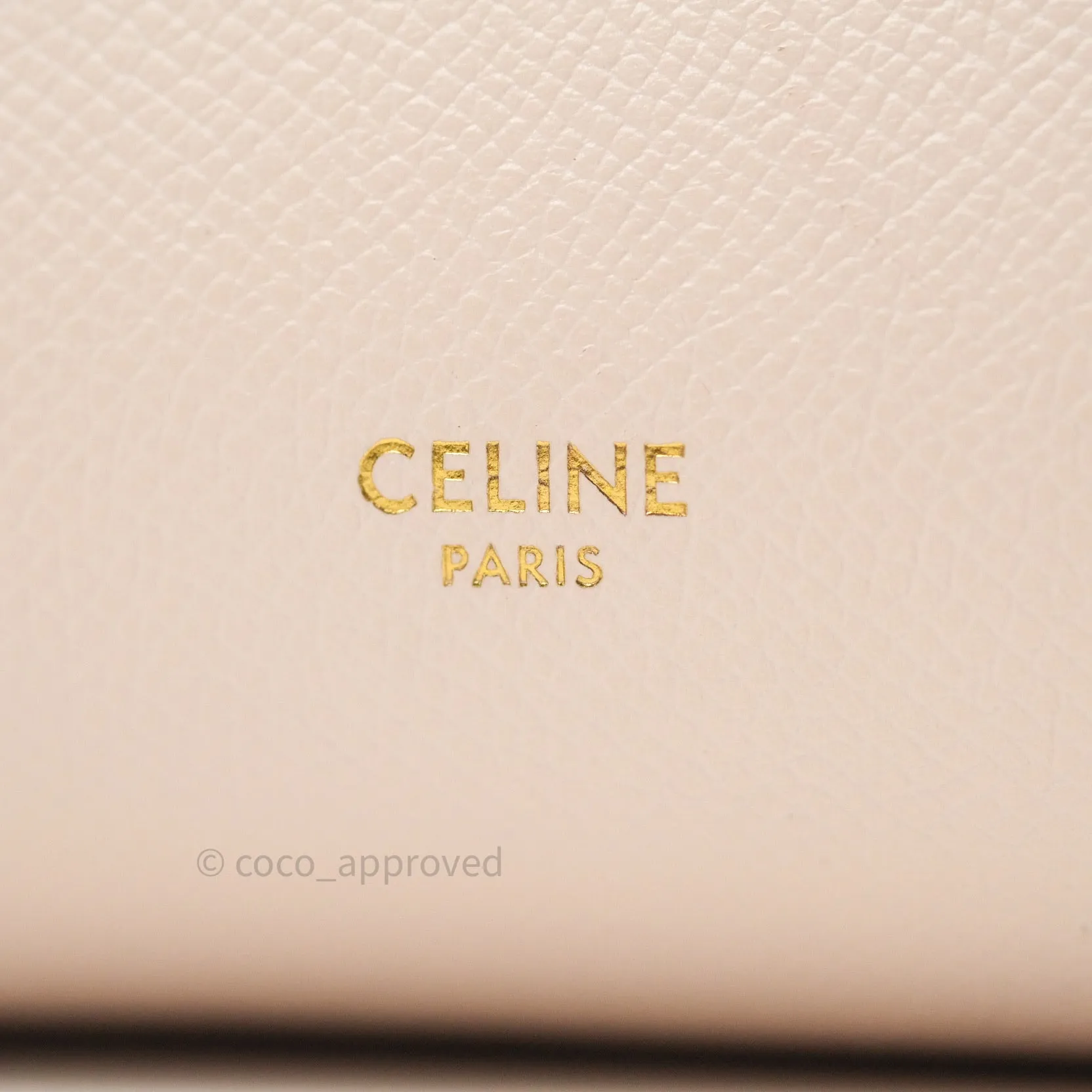 Celine Grained Calfskin Nano Belt Bag Pale Pink Gold Hardware