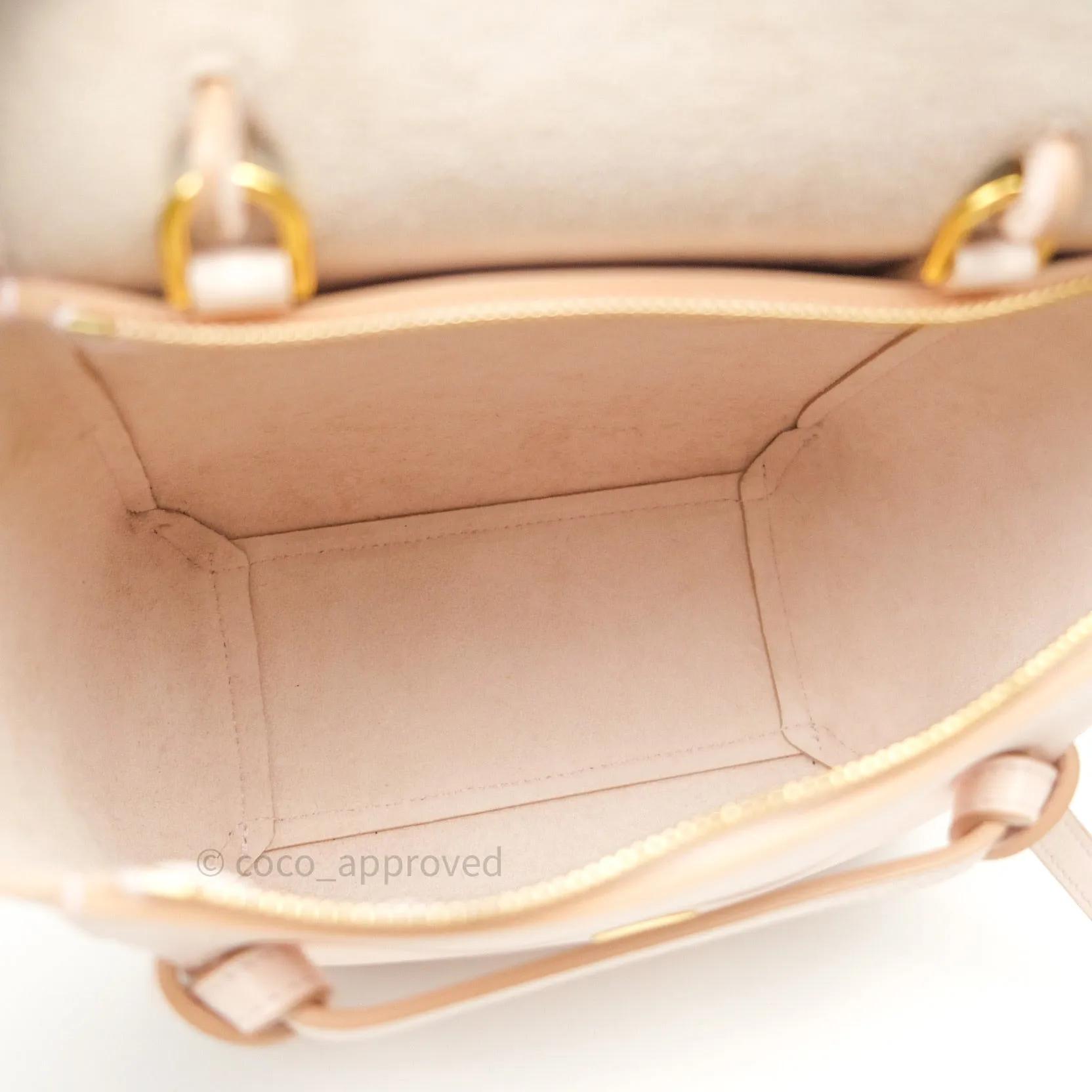 Celine Grained Calfskin Nano Belt Bag Pale Pink Gold Hardware