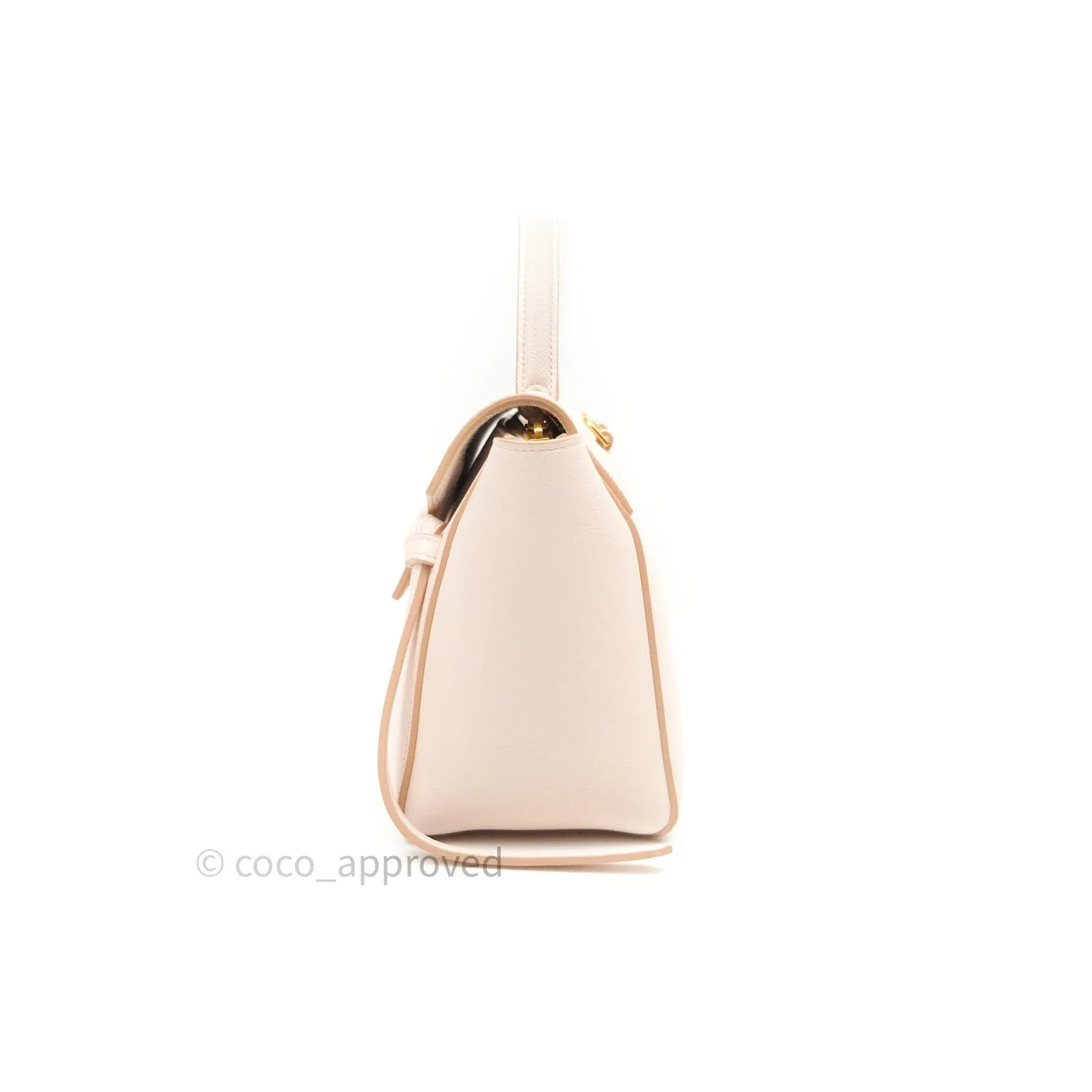 Celine Grained Calfskin Nano Belt Bag Pale Pink Gold Hardware