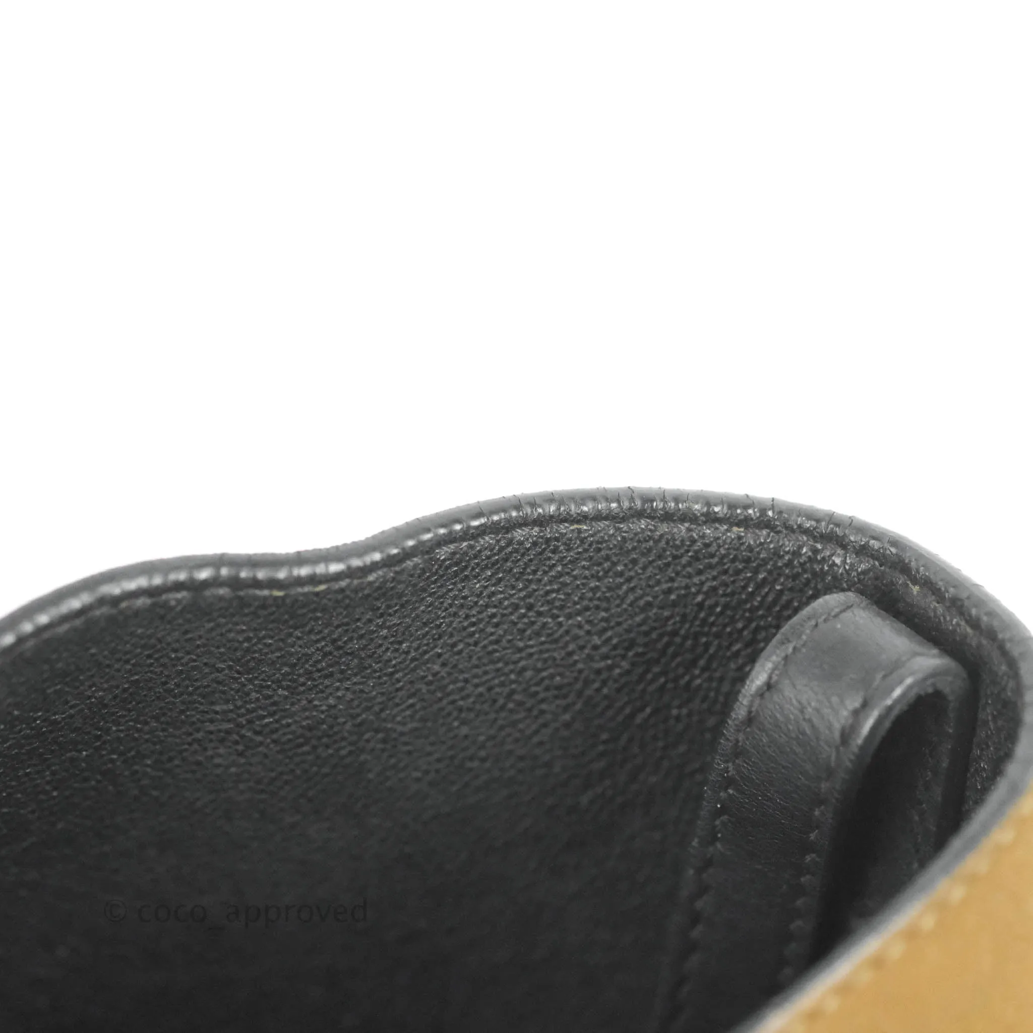 Celine Large Cabas Phantom Brown Suede Black Calfskin