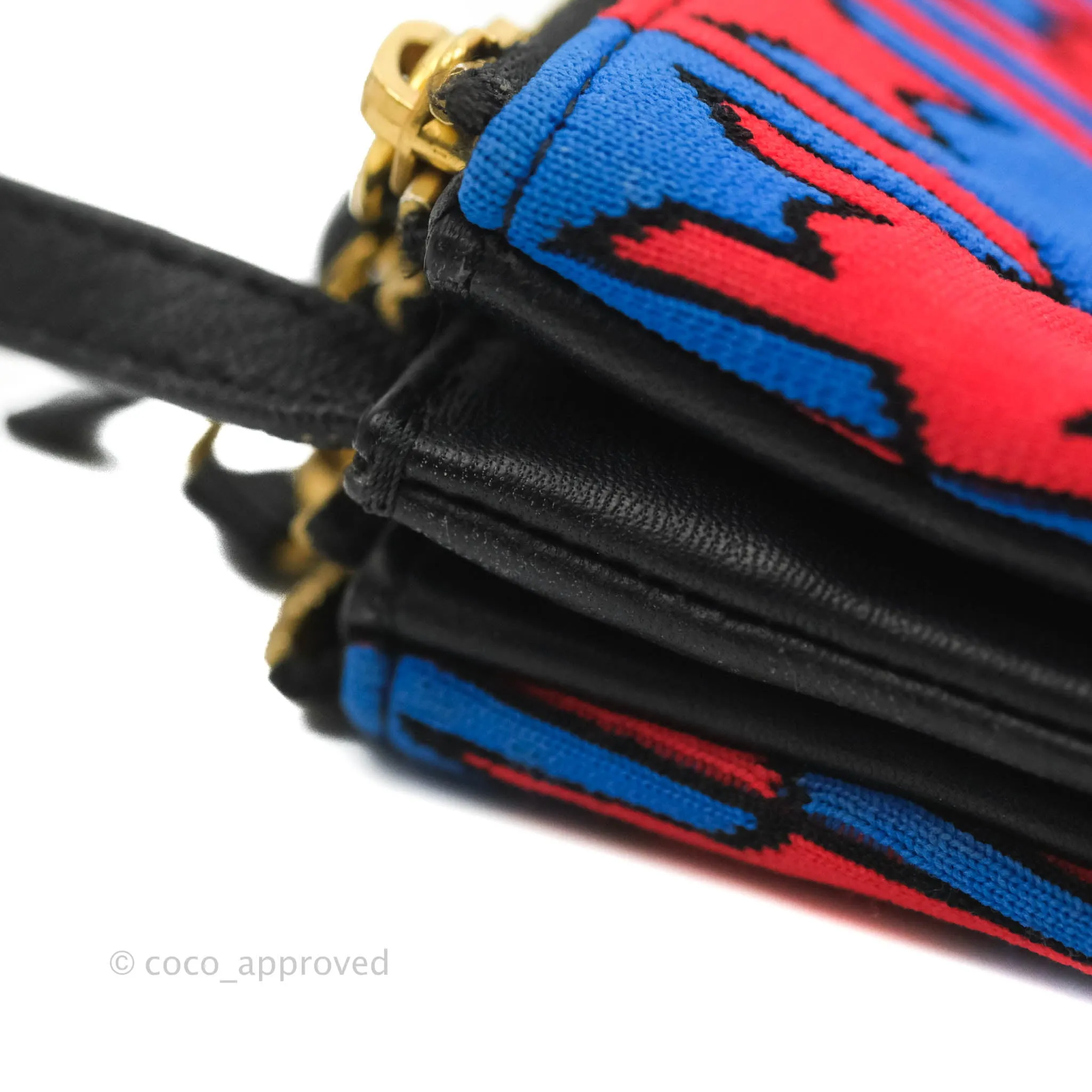 Celine Large Trio Crossbody Bag Printed Jacquard