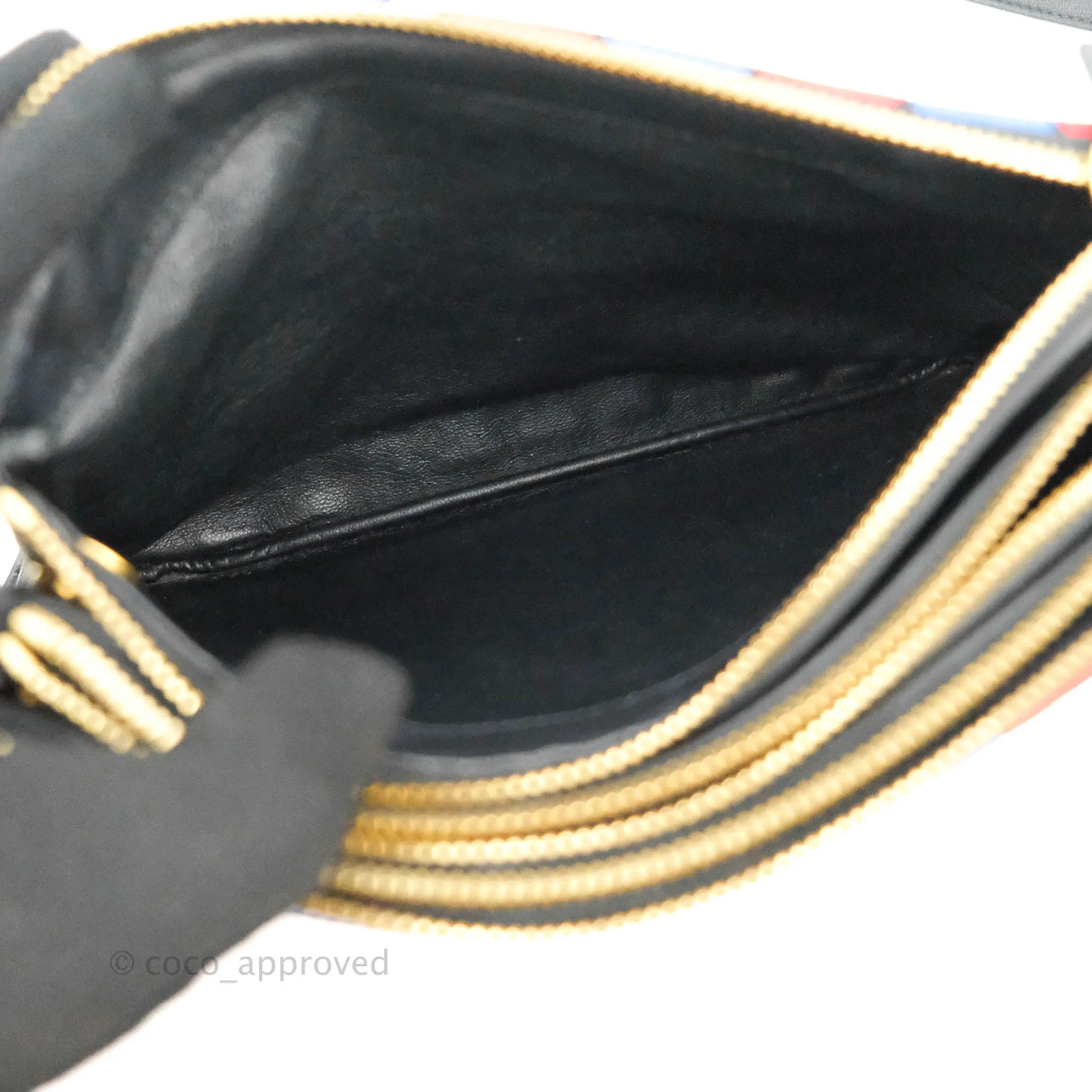 Celine Large Trio Crossbody Bag Printed Jacquard