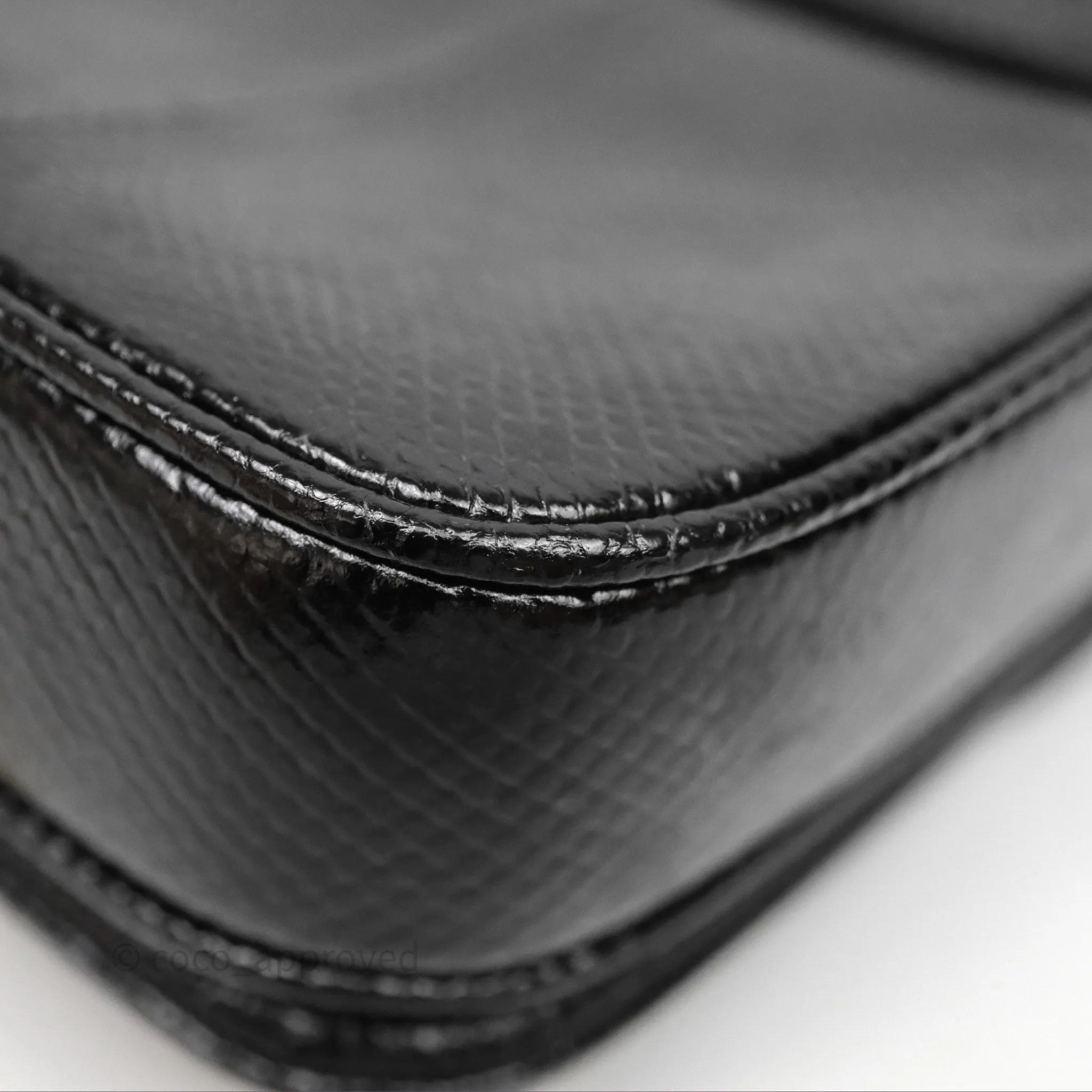 Celine Lizard Small Pampille C Bag Black Gold Hardware