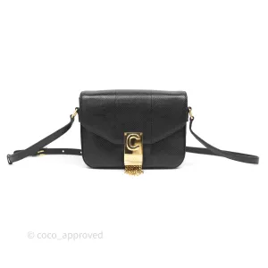 Celine Lizard Small Pampille C Bag Black Gold Hardware