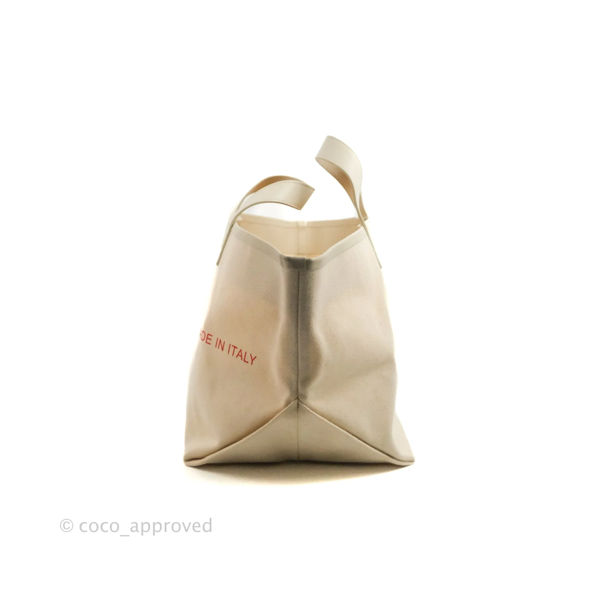 Celine Made In Tote Bag Natural Canvas