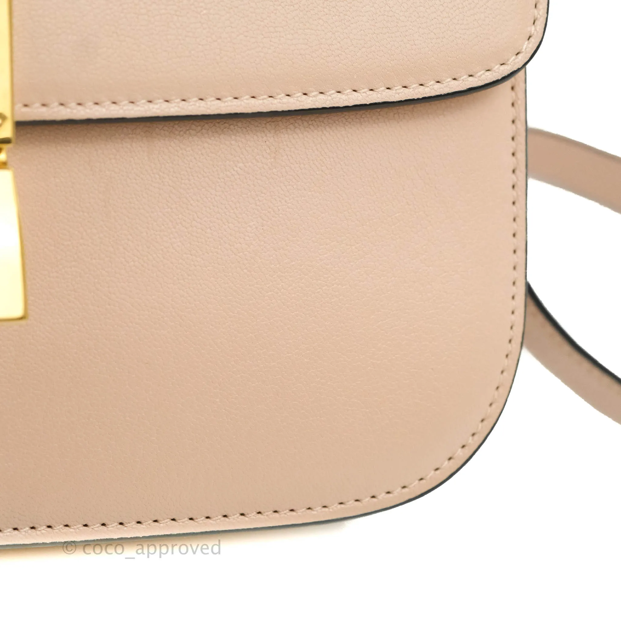 Celine Medium Classic Box Flap Blush Goatskin
