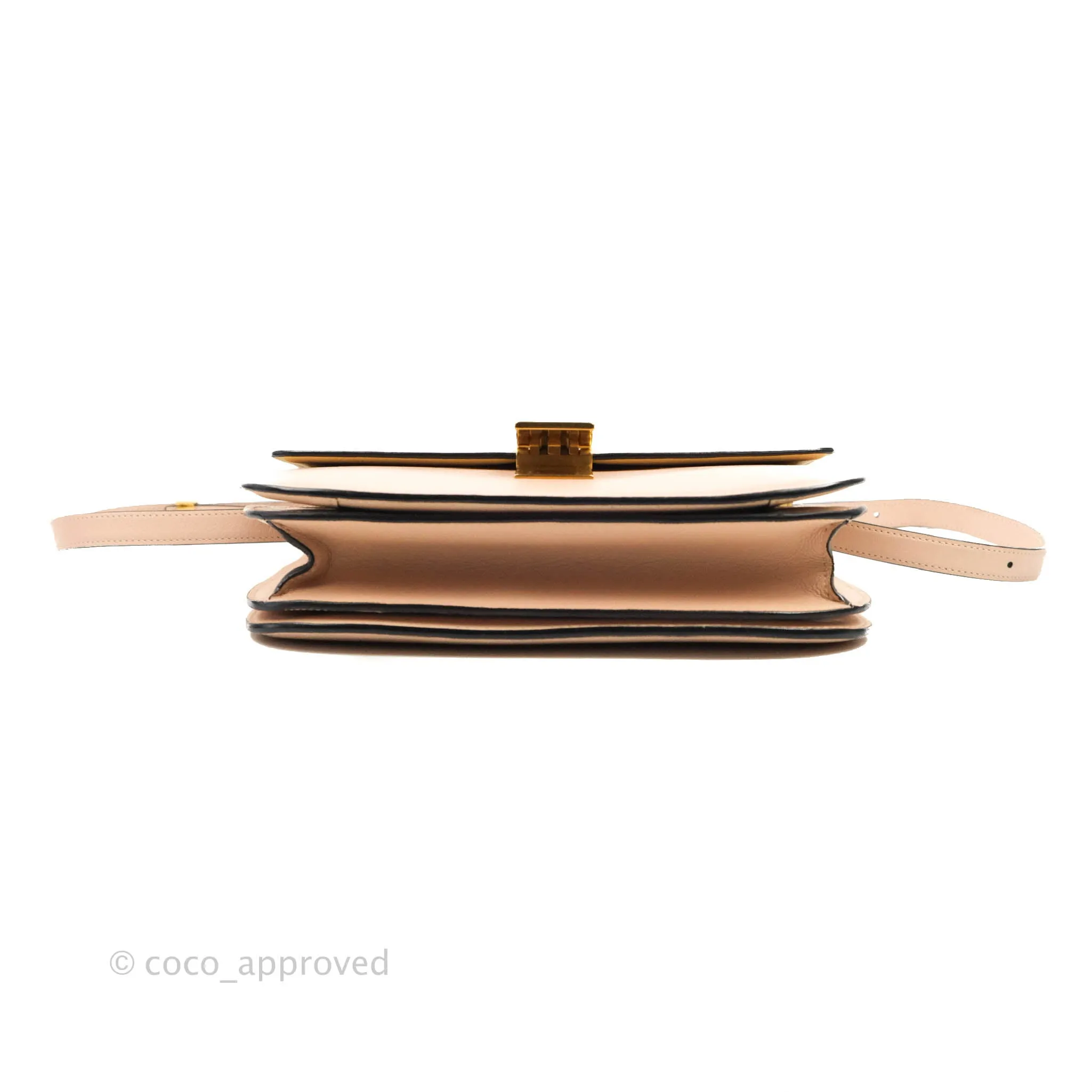 Celine Medium Classic Box Flap Blush Goatskin