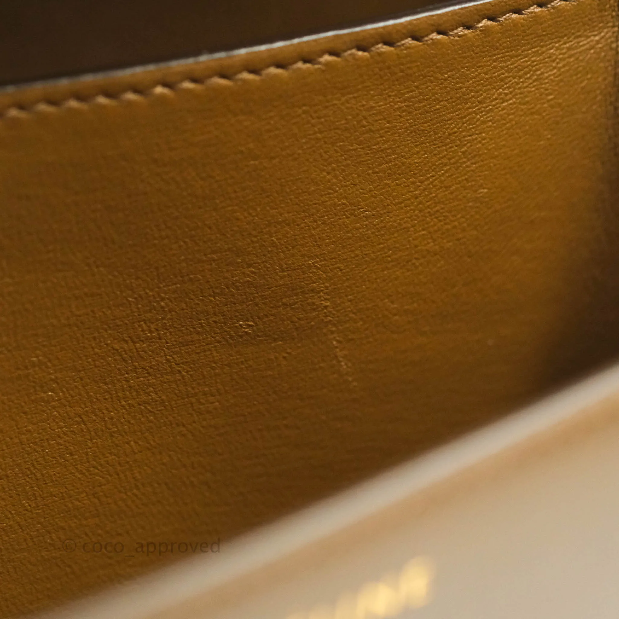 Celine Medium Classic Box Flap Caramel Calfskin