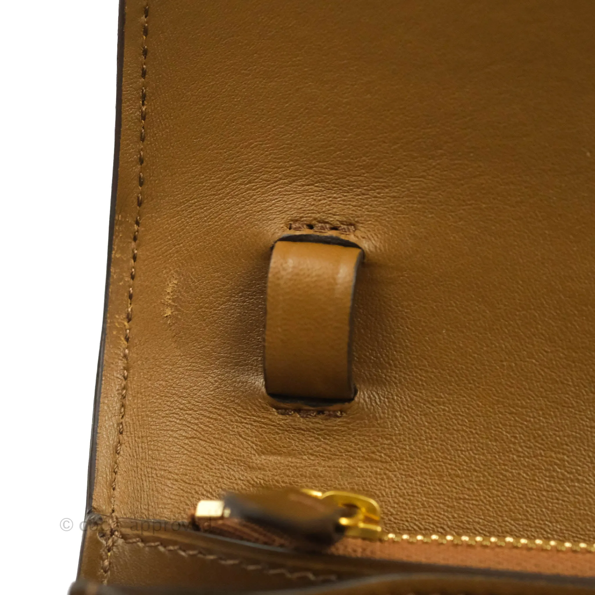 Celine Medium Classic Box Flap Caramel Calfskin
