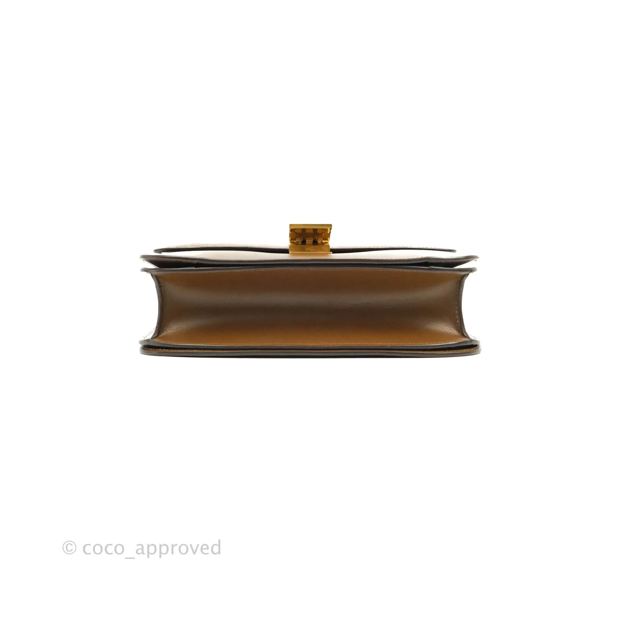 Celine Medium Classic Box Flap Caramel Calfskin