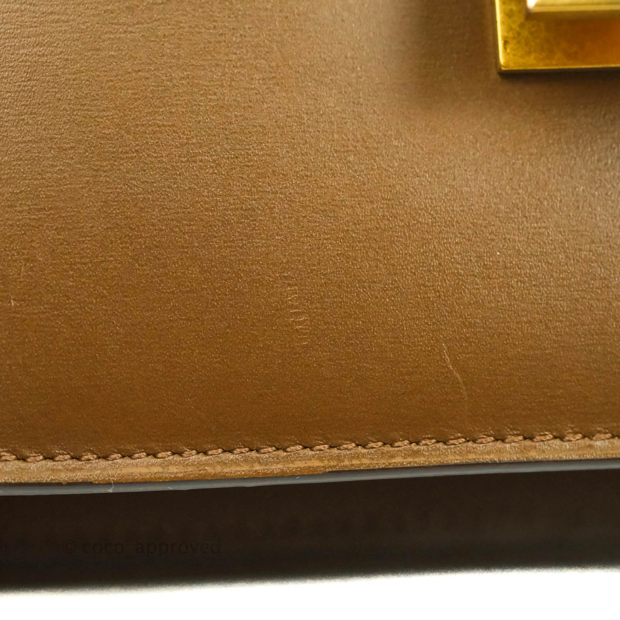 Celine Medium Classic Box Flap Caramel Calfskin