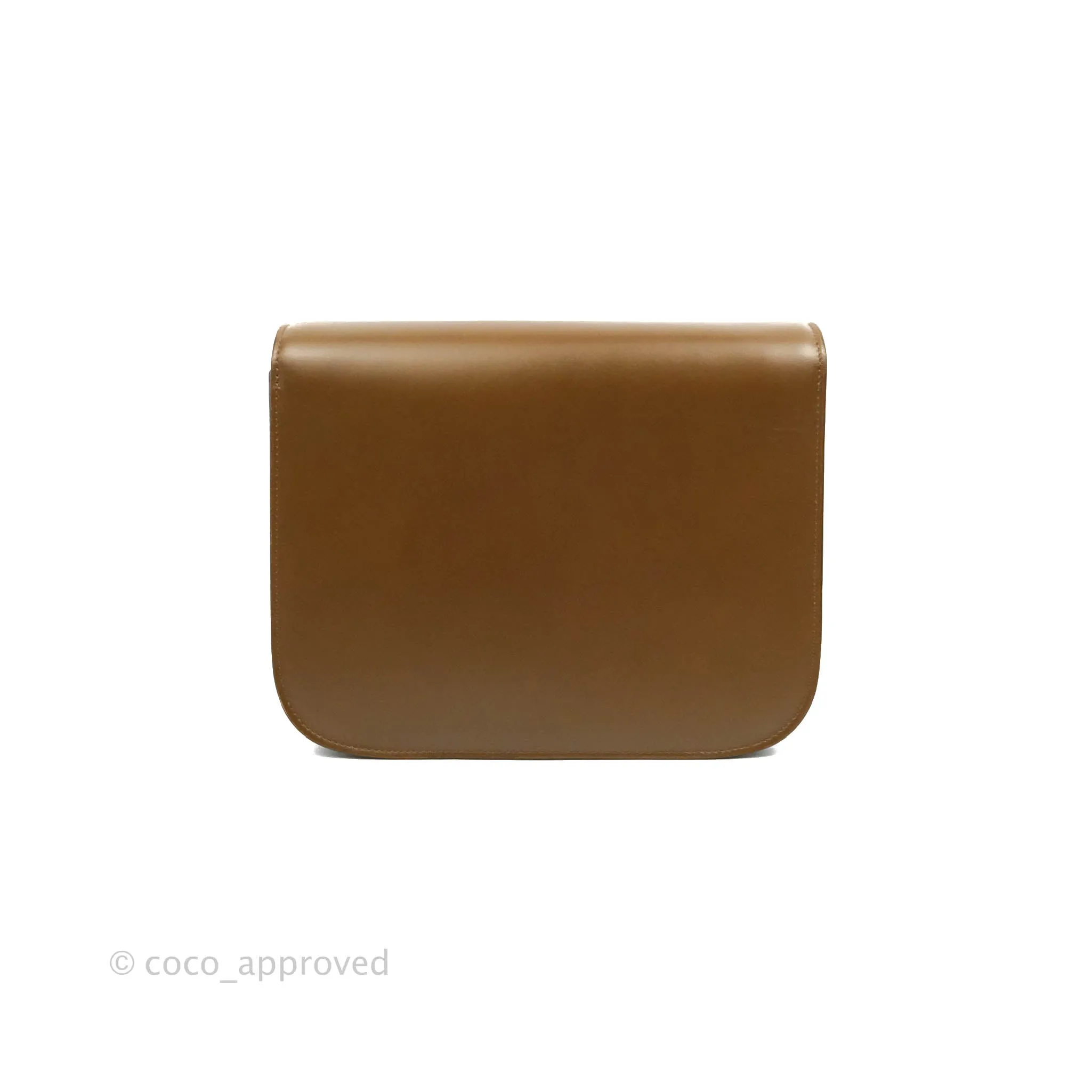 Celine Medium Classic Box Flap Caramel Calfskin