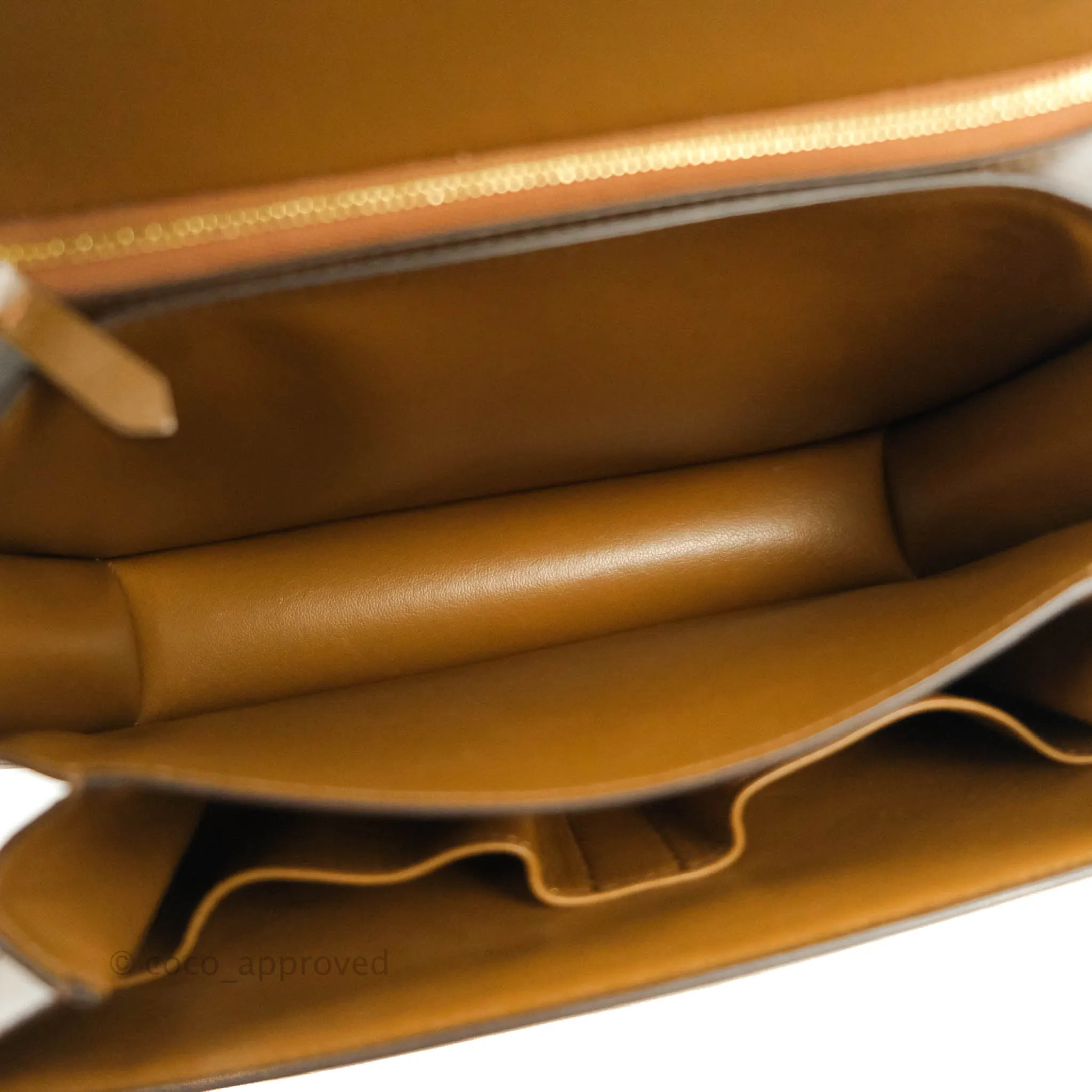 Celine Medium Classic Box Flap Caramel Calfskin