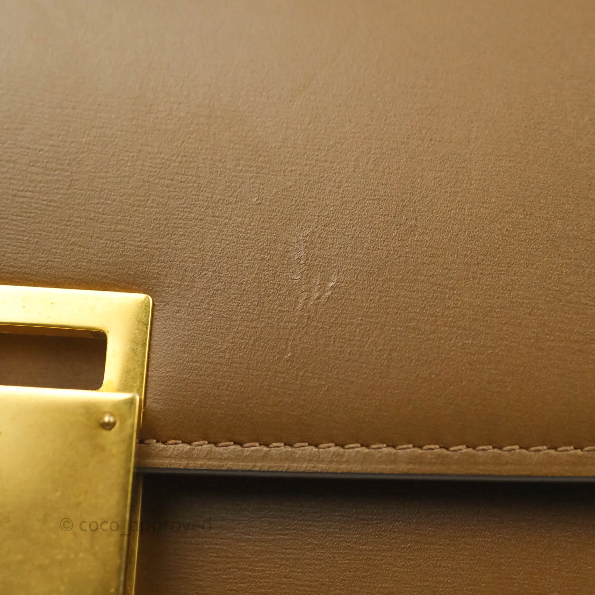 Celine Medium Classic Box Flap Caramel Calfskin